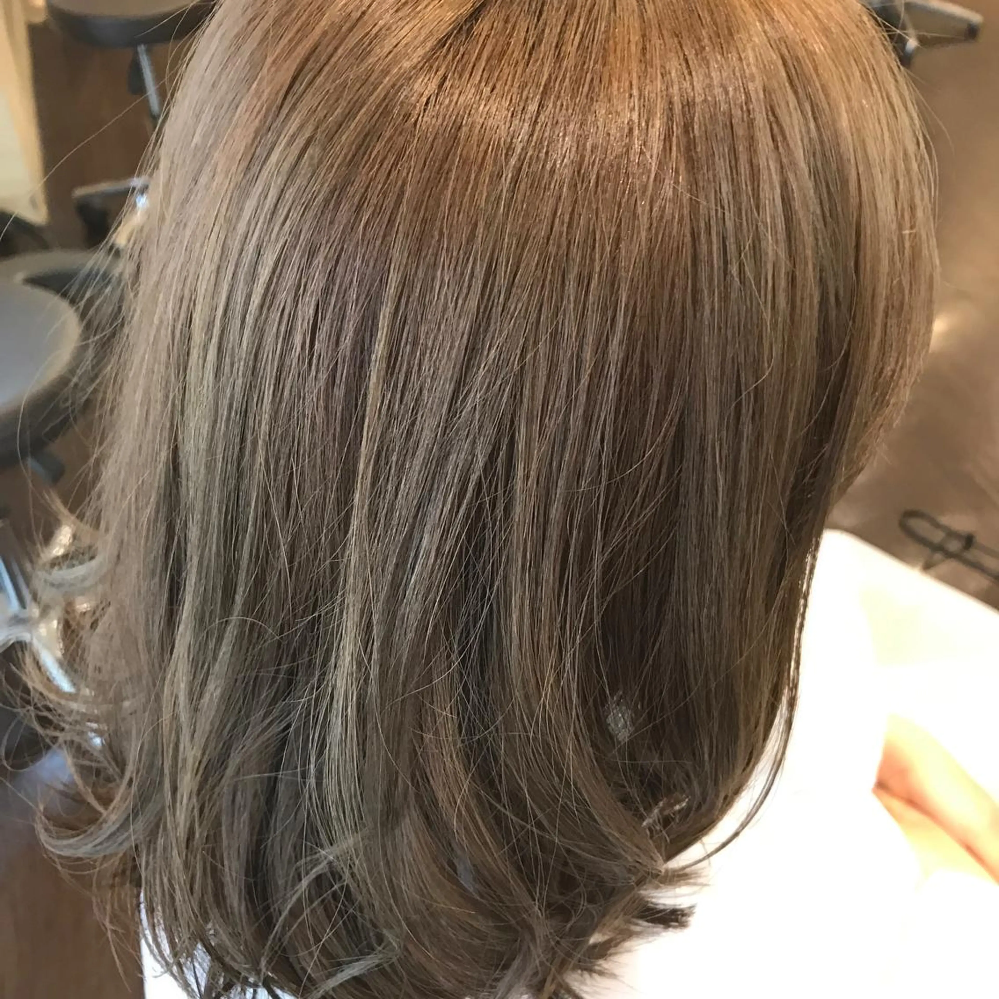 ミディアム カラー 永作 真司のヘアスタイル