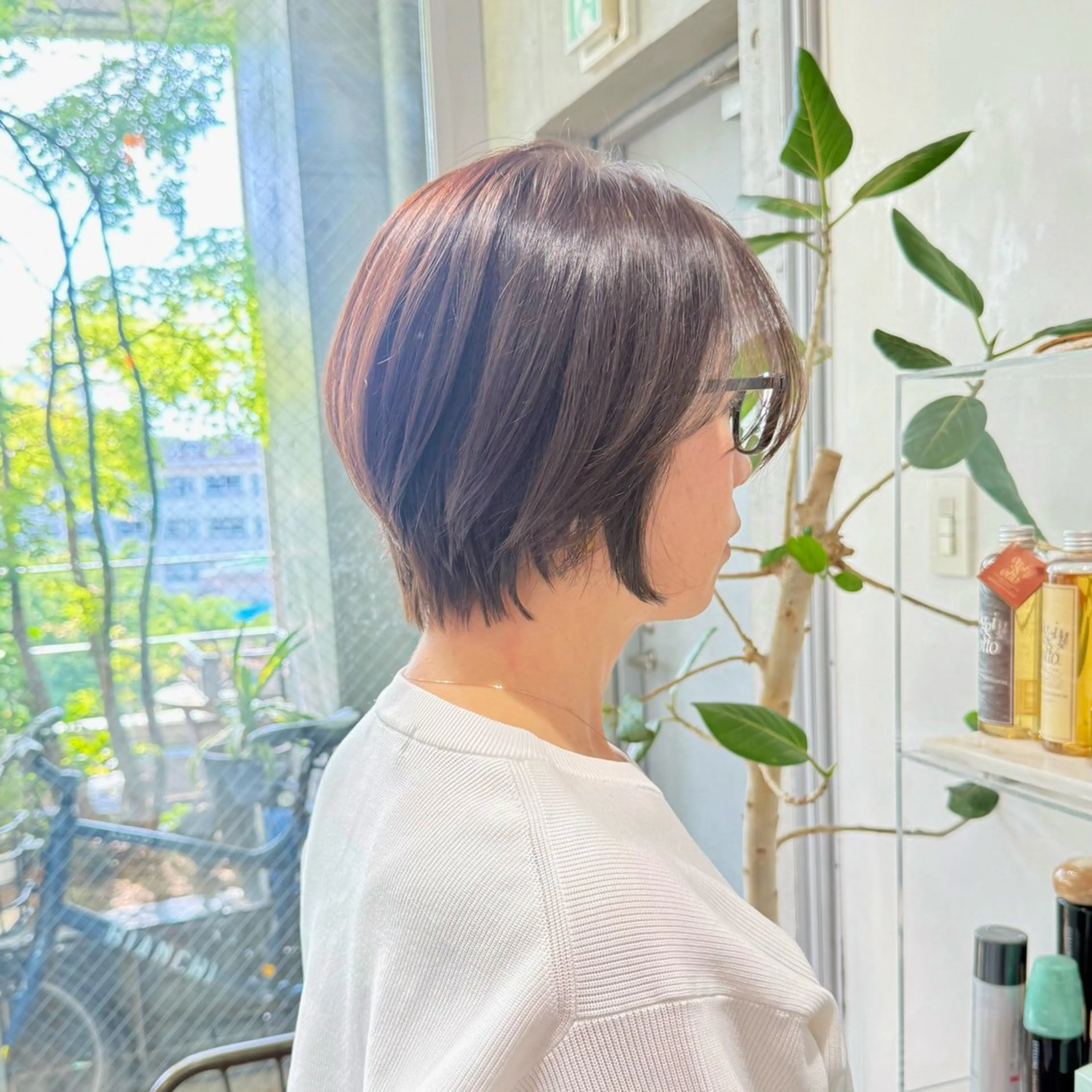 ショート カラー 🌷ショートレイヤー ヘッドスパ🌷鈴木のヘアスタイル