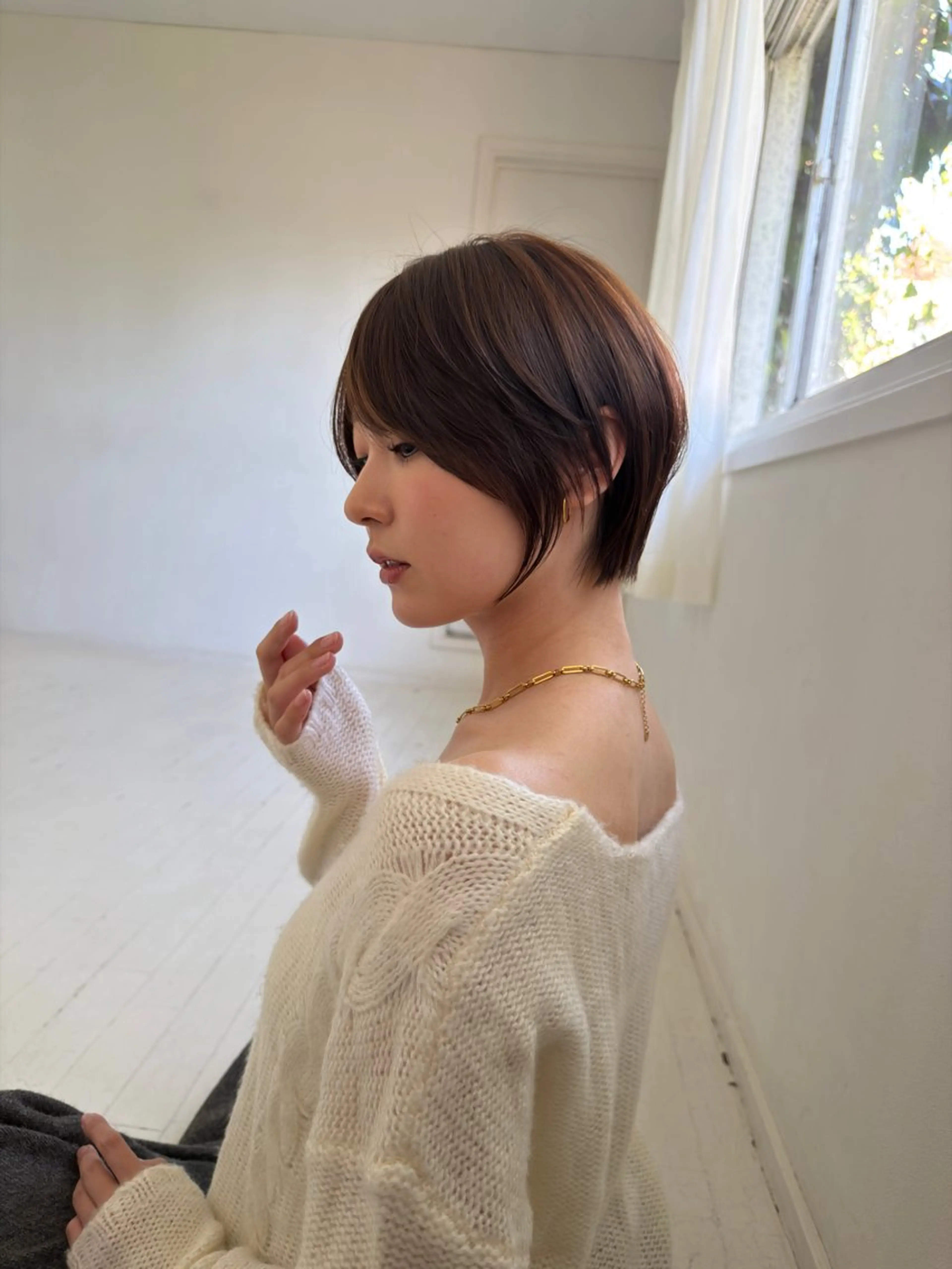 ショート くびれヘア ショートヘア 似合わせショート/ 無料カット/荒砂のヘアスタイル