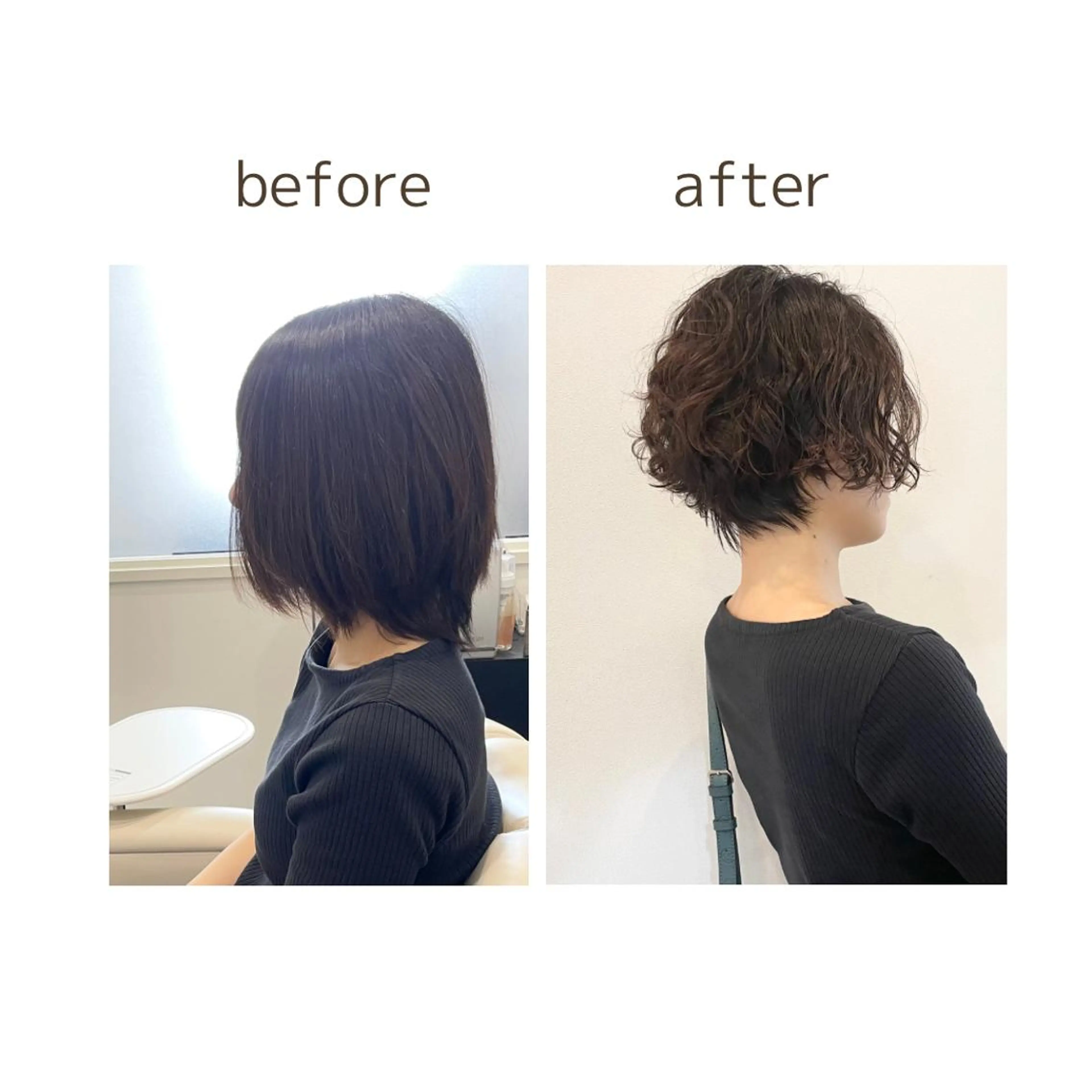 ショート ショートヘア カット パーマ シェアサロンfreesha所属・マンツーマン 🌿大野千尋のヘアスタイル