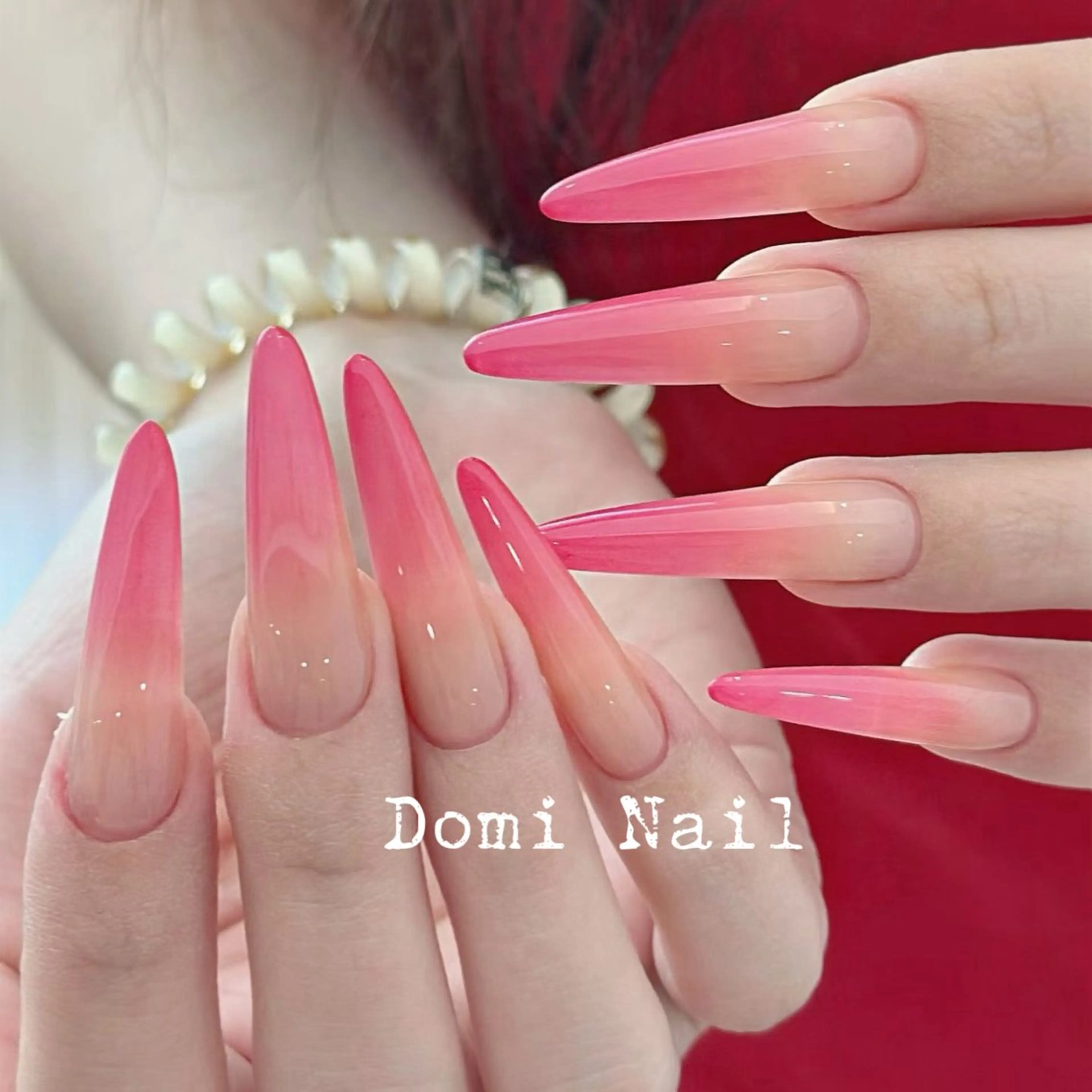 ネイル グラデーション ネイルチップ ハンドネイル Domi Nail Salonのネイルデザイン