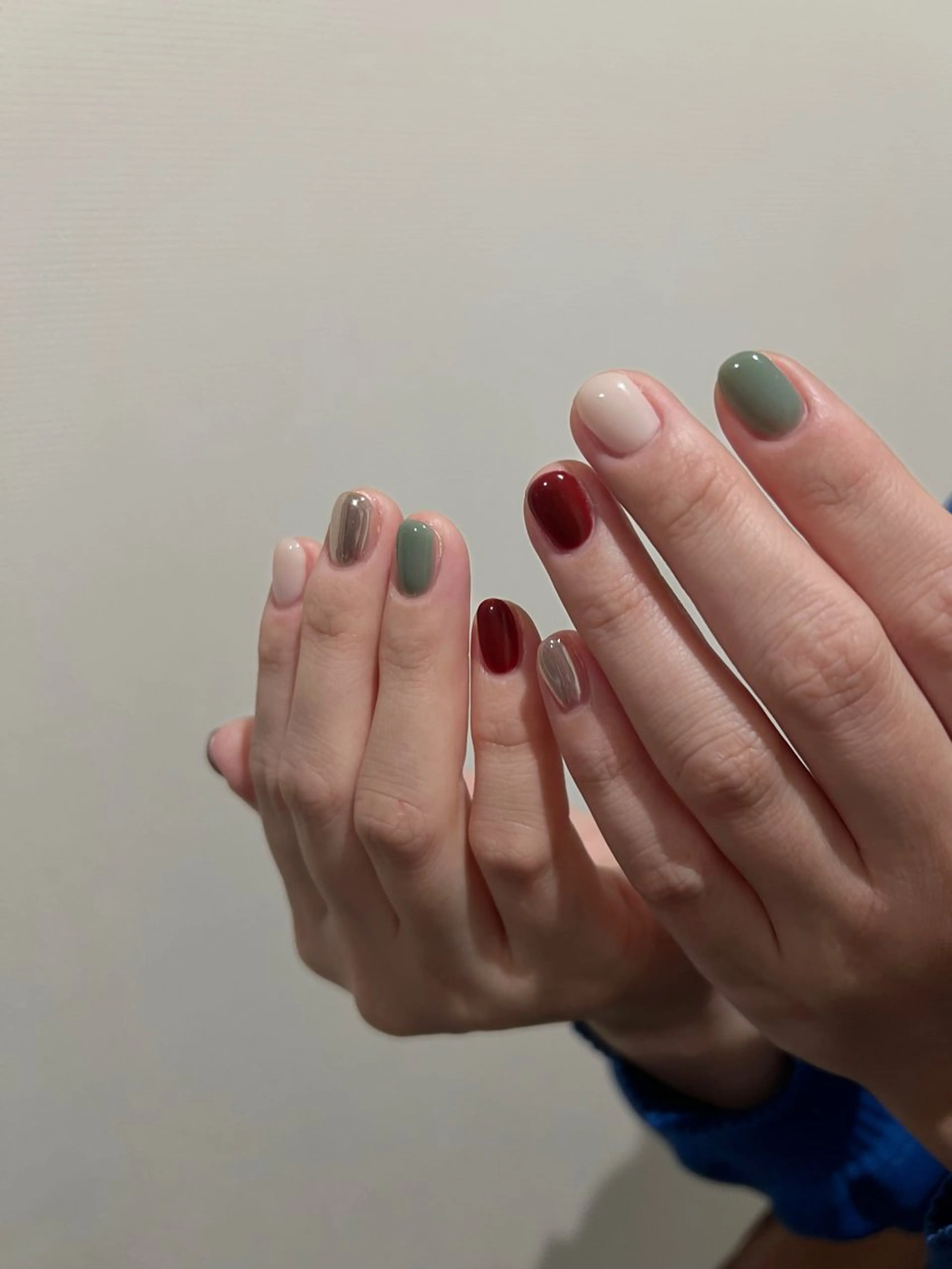 ネイル ジェルネイル ハート マグネットネイル パラジェル ピンク Fleuri 🌿のネイルデザイン