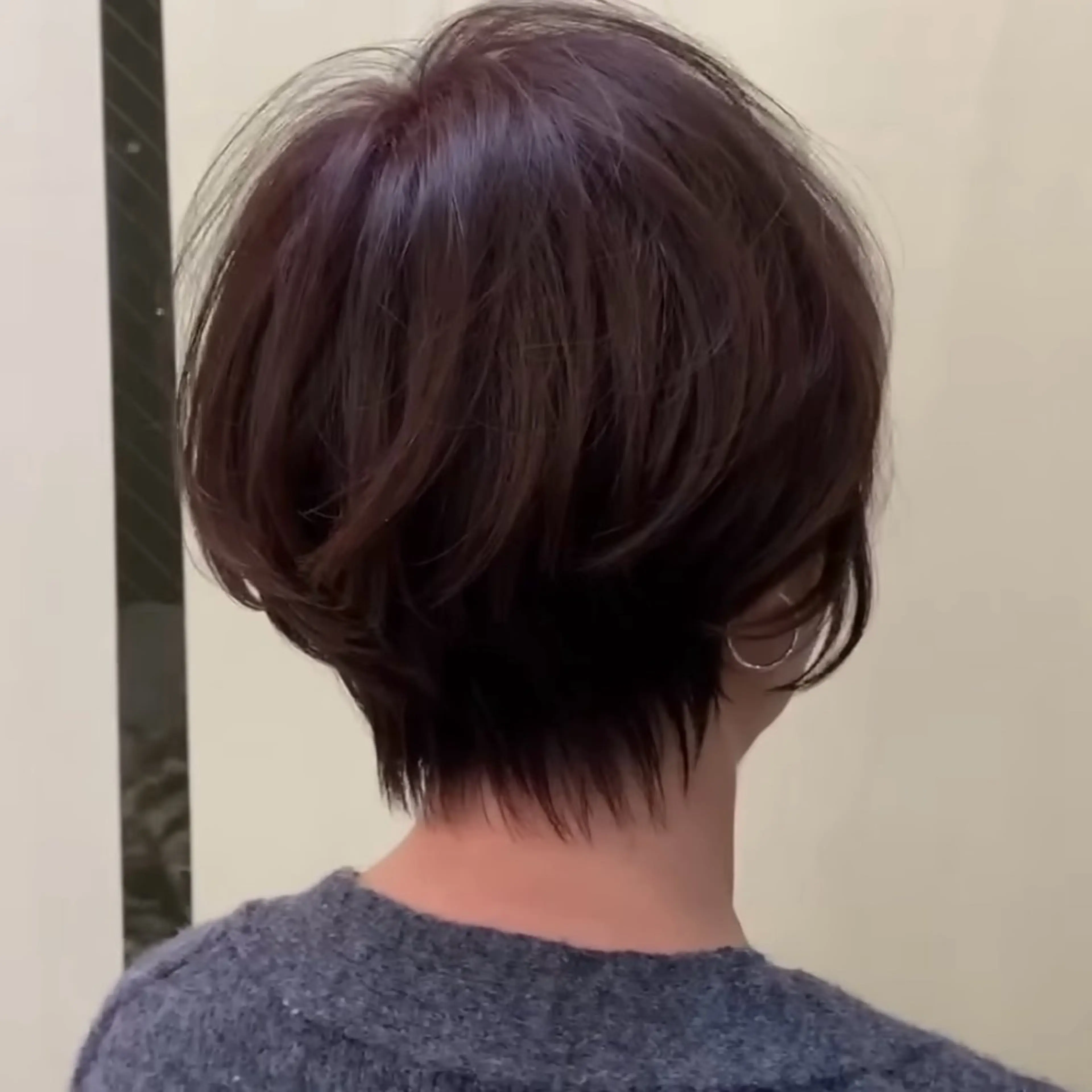 【60代70代大人女性】カットでお悩みの方の『カット＋高濃度炭酸泉』ショート・ショートボブの写真