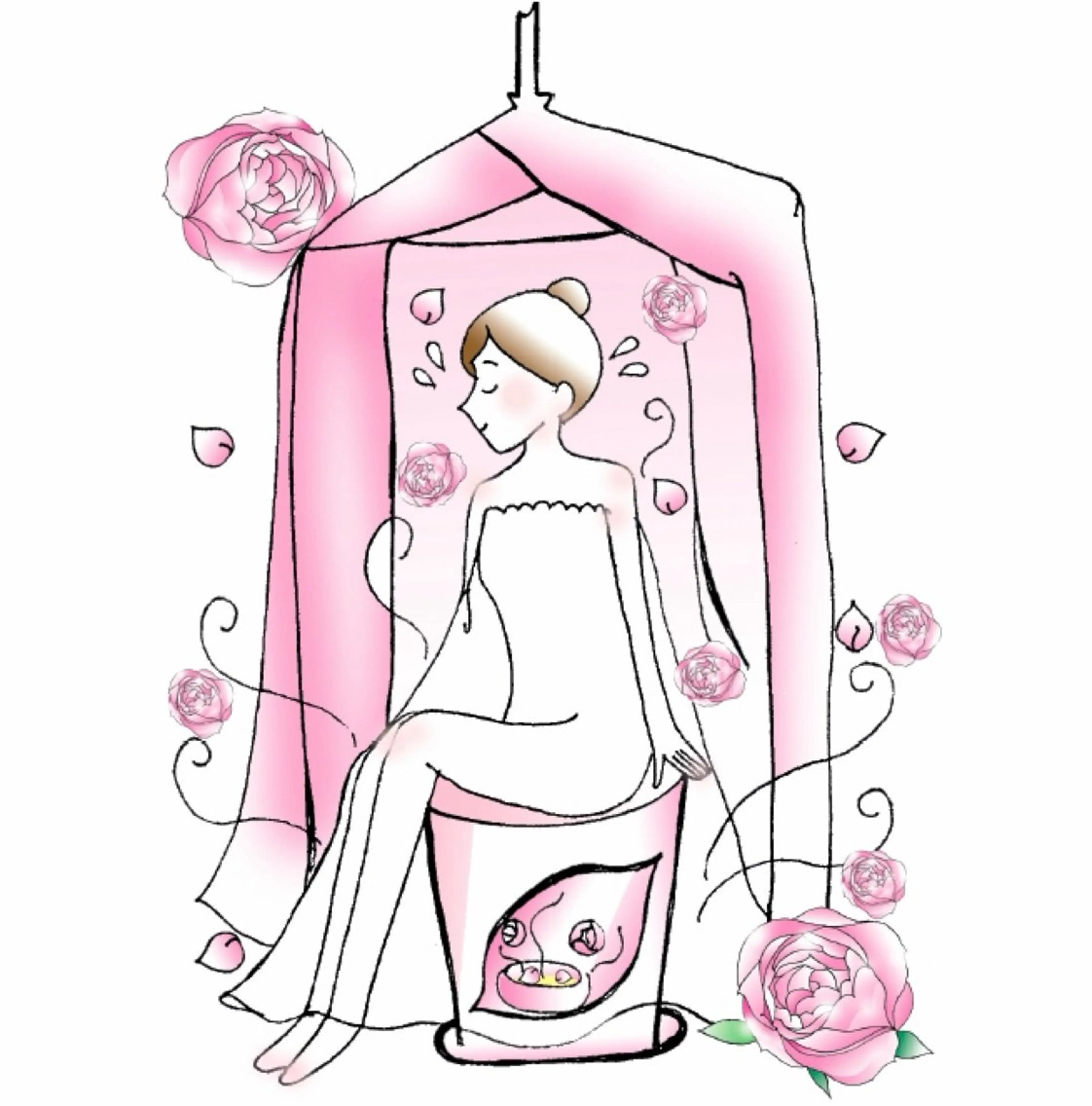 薔薇約200本分40分🌹妊活、腸活、温活に！100%オーガニックローズを身体の深部までしっかり巡らせ効果を実感。の写真