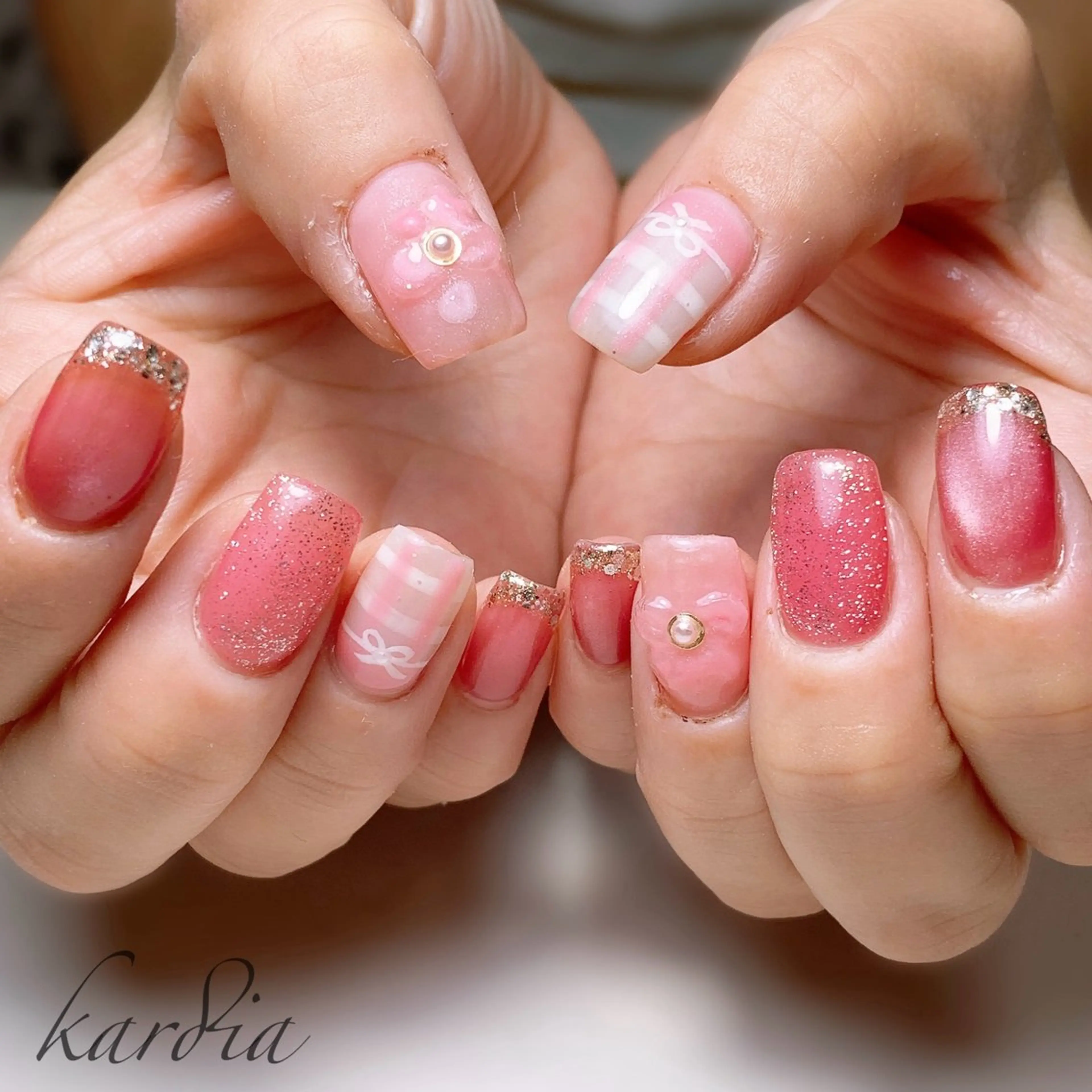 ネイル καρδιά -ｶﾙﾃﾞｨｱ-のネイルデザイン