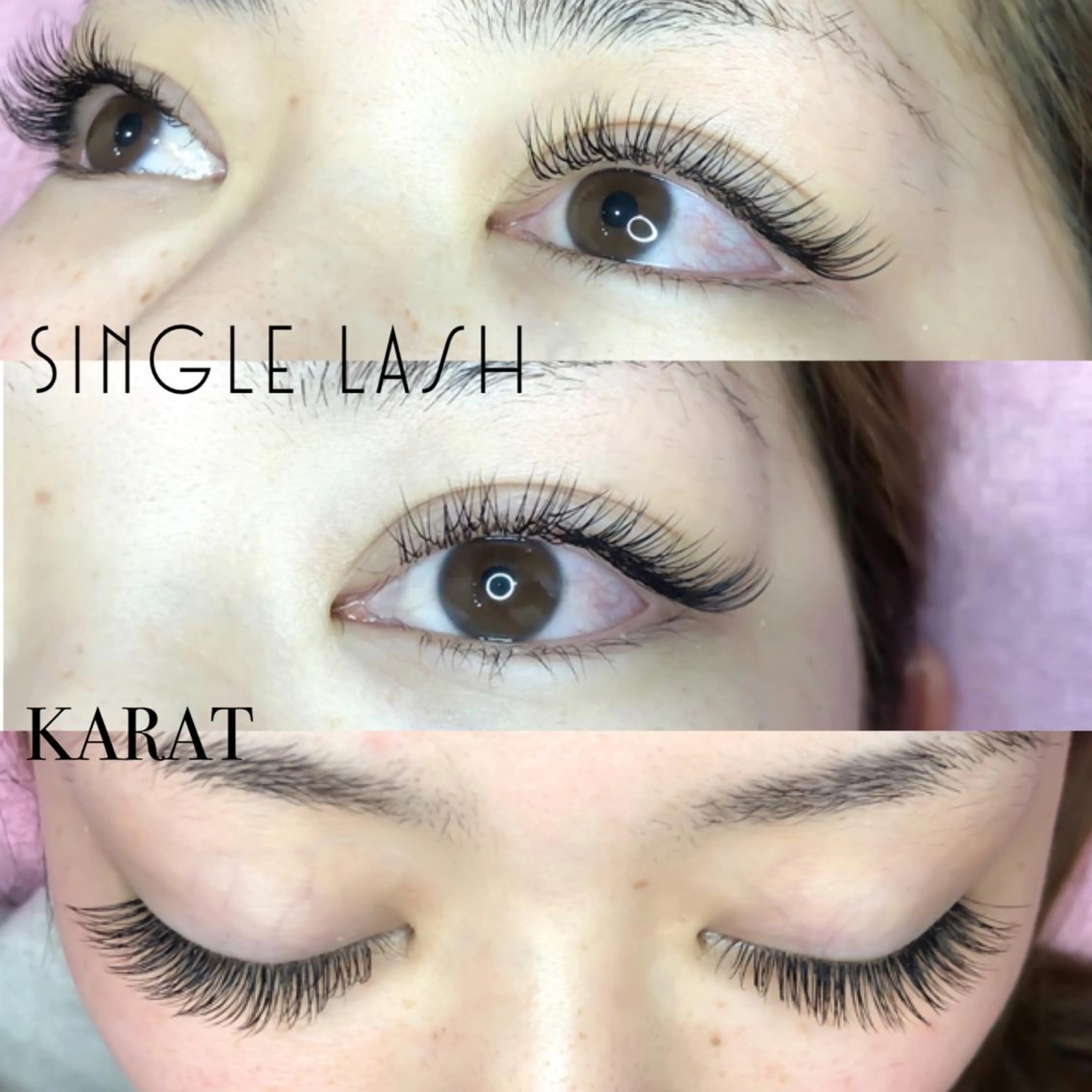 マツエク・マツパ ★KAEDE★伊勢崎 【KARAT】のマツエク・マツパデザイン