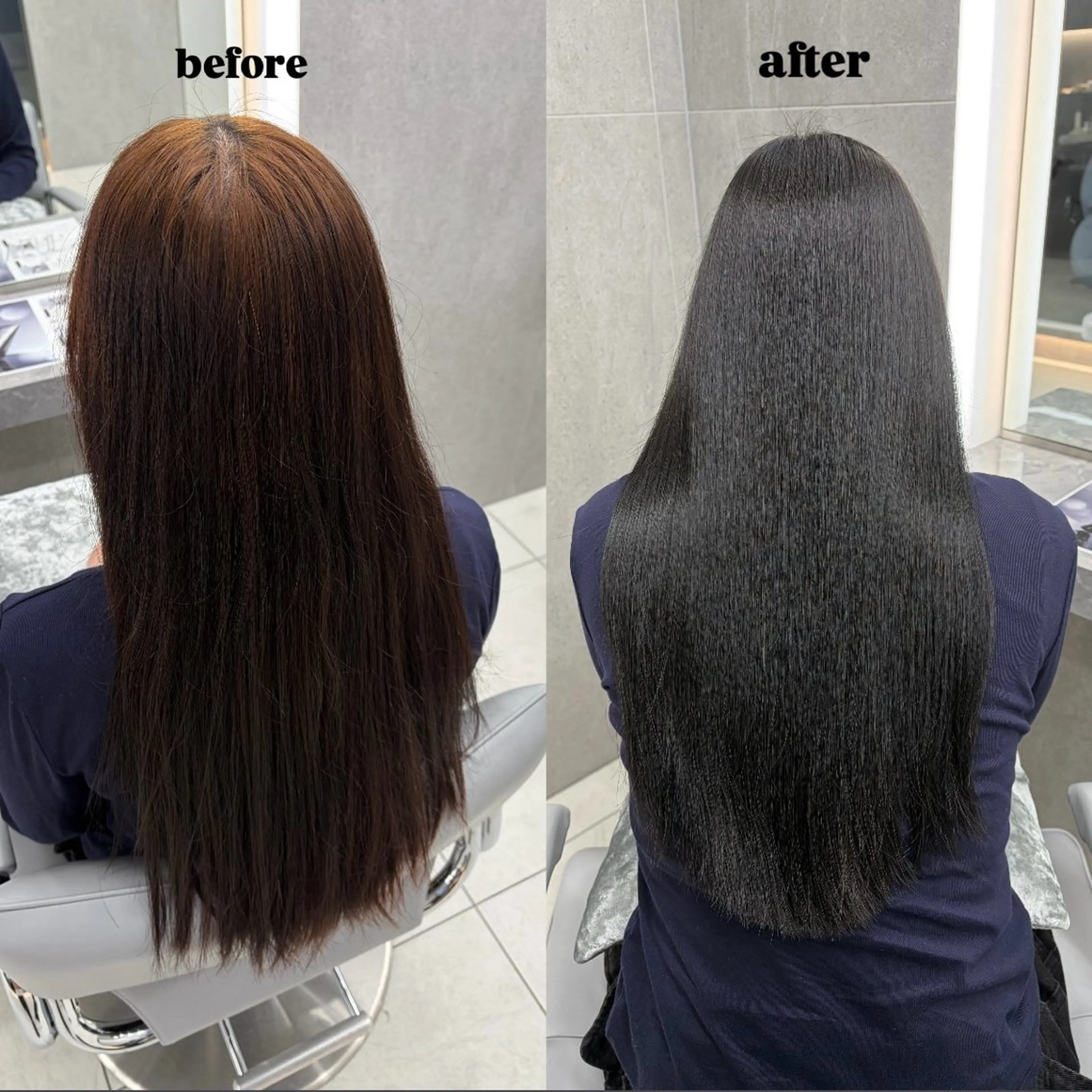 ロング カラー トリートメント 小川 咲彩のヘアスタイル