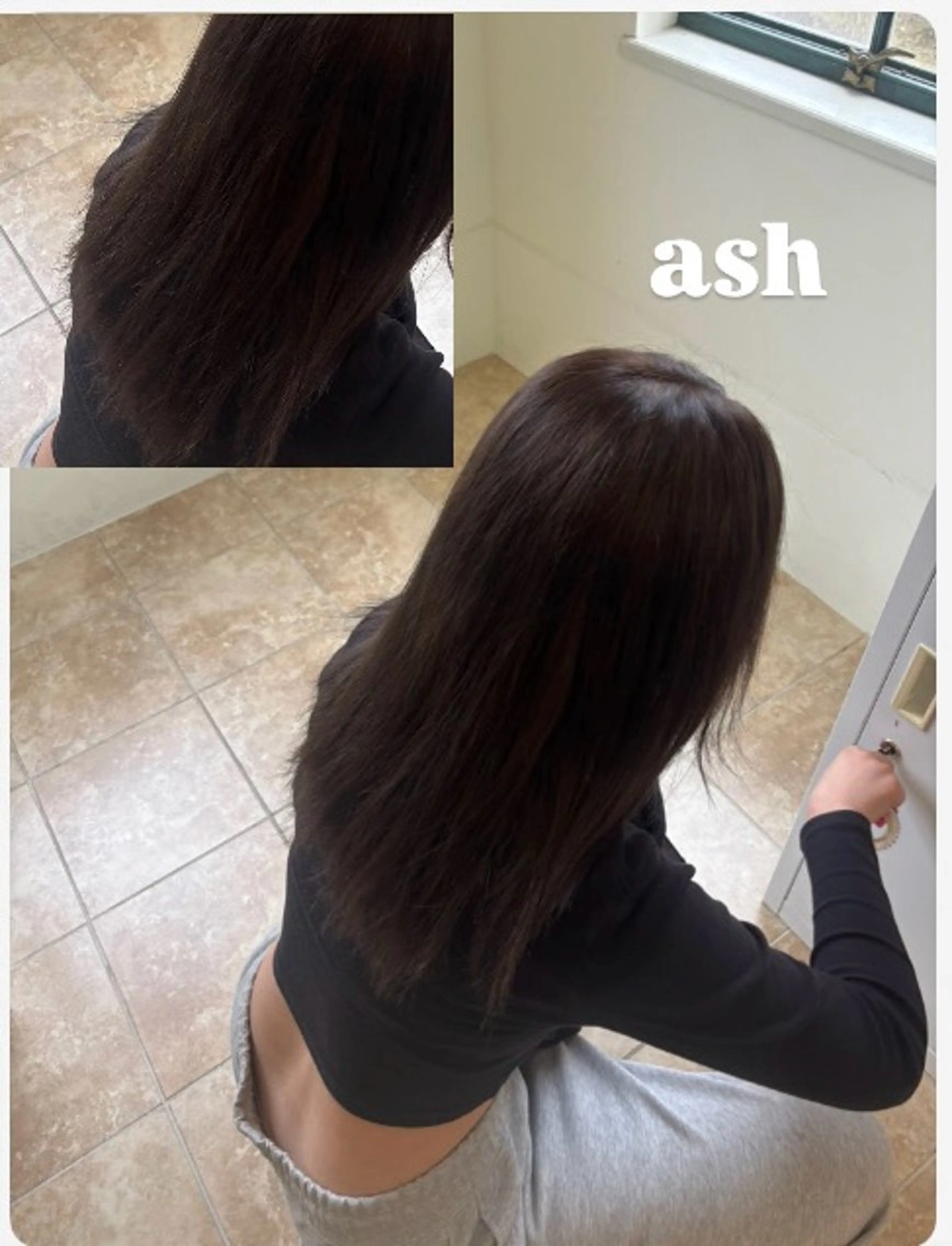 セミロング 古川 心のヘアスタイル