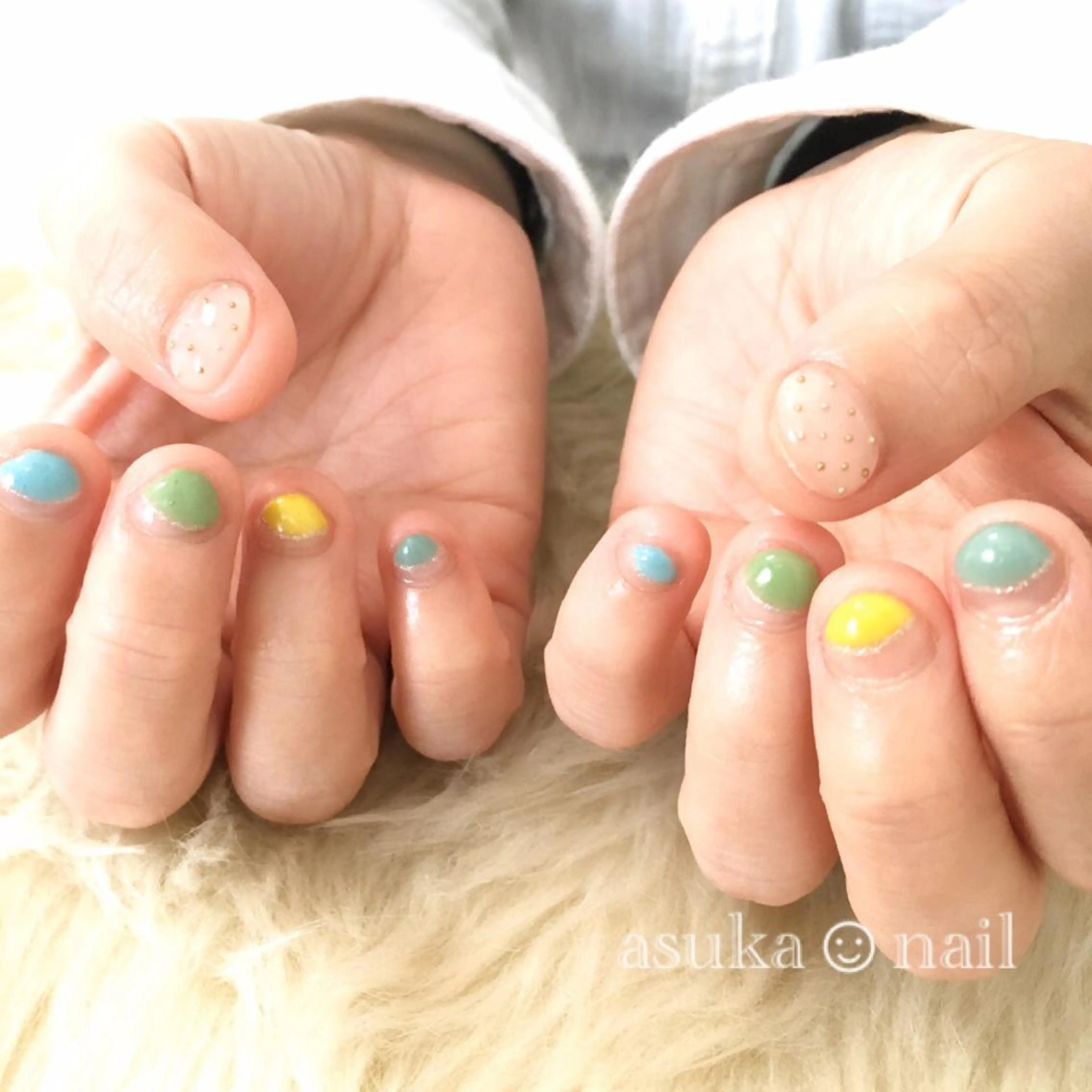 ネイル アートネイル フレンチネイル ハンドネイル La Colzaのネイルデザイン