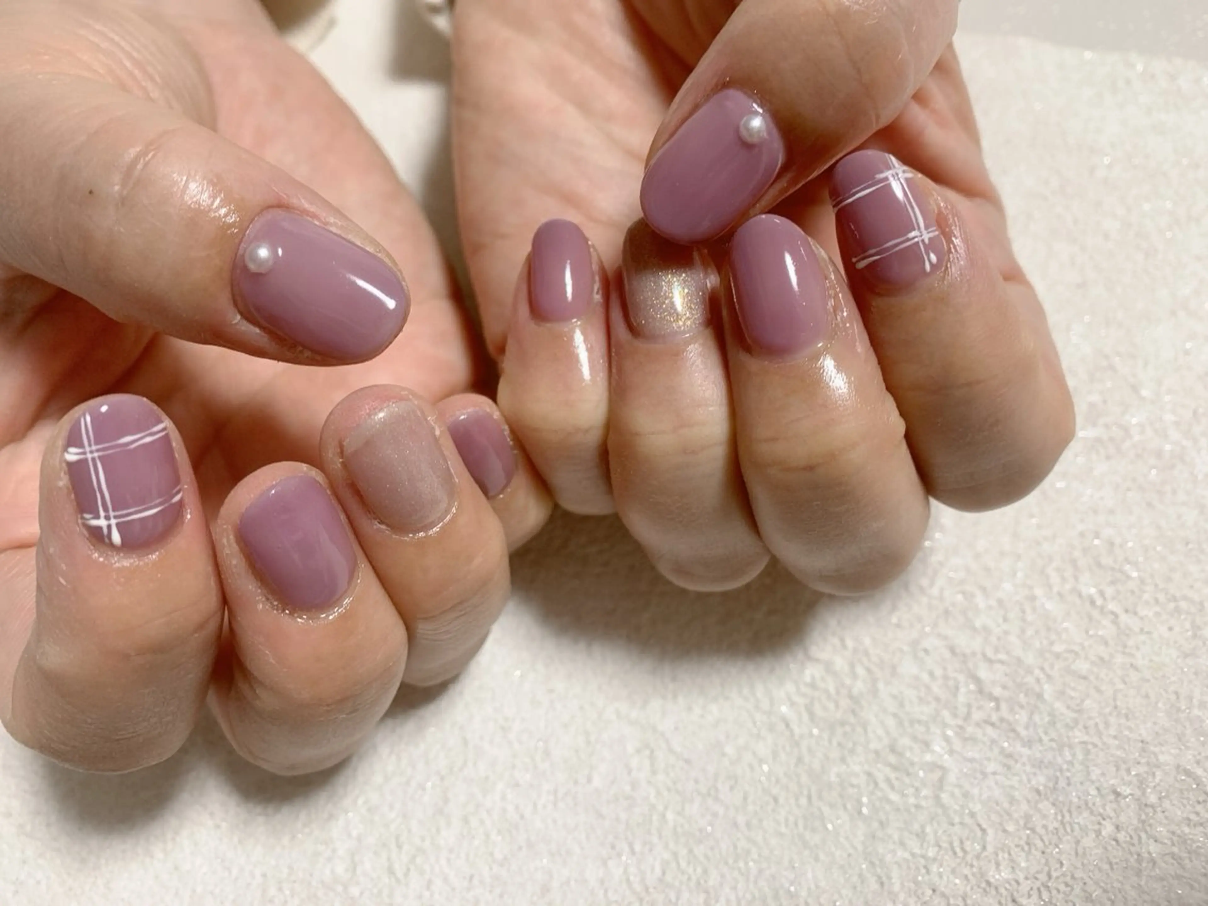 ネイル ジェルネイル 韓国ネイル メンズネイル ワンカラーネイル パラジェル kiki nail たまプラーザのネイルデザイン