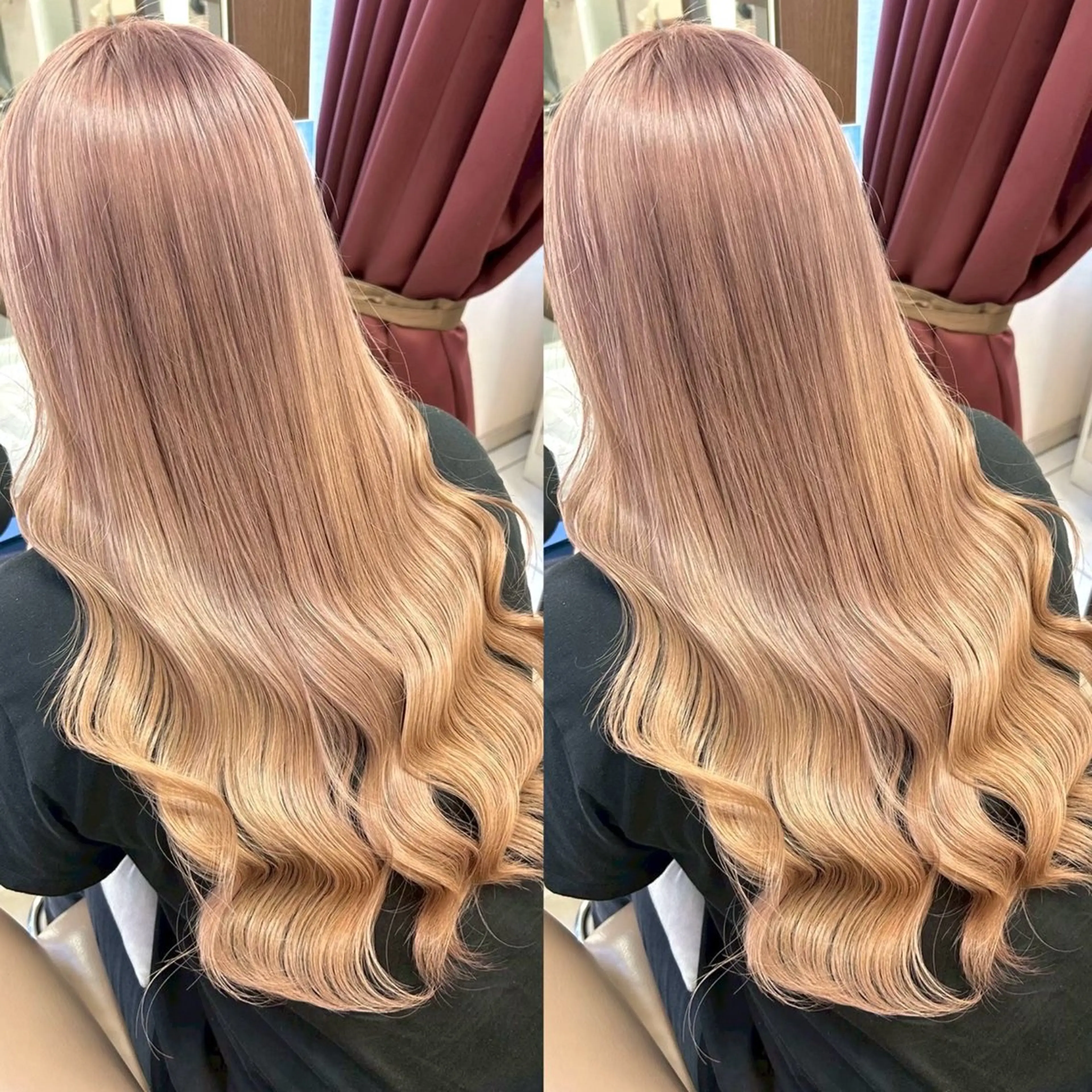 カラー ブリーチ 透明感カラー オレンジ ヘアカラー ヘアメ🎀推しカラー 🥣横浜/しほ🧸のヘアスタイル