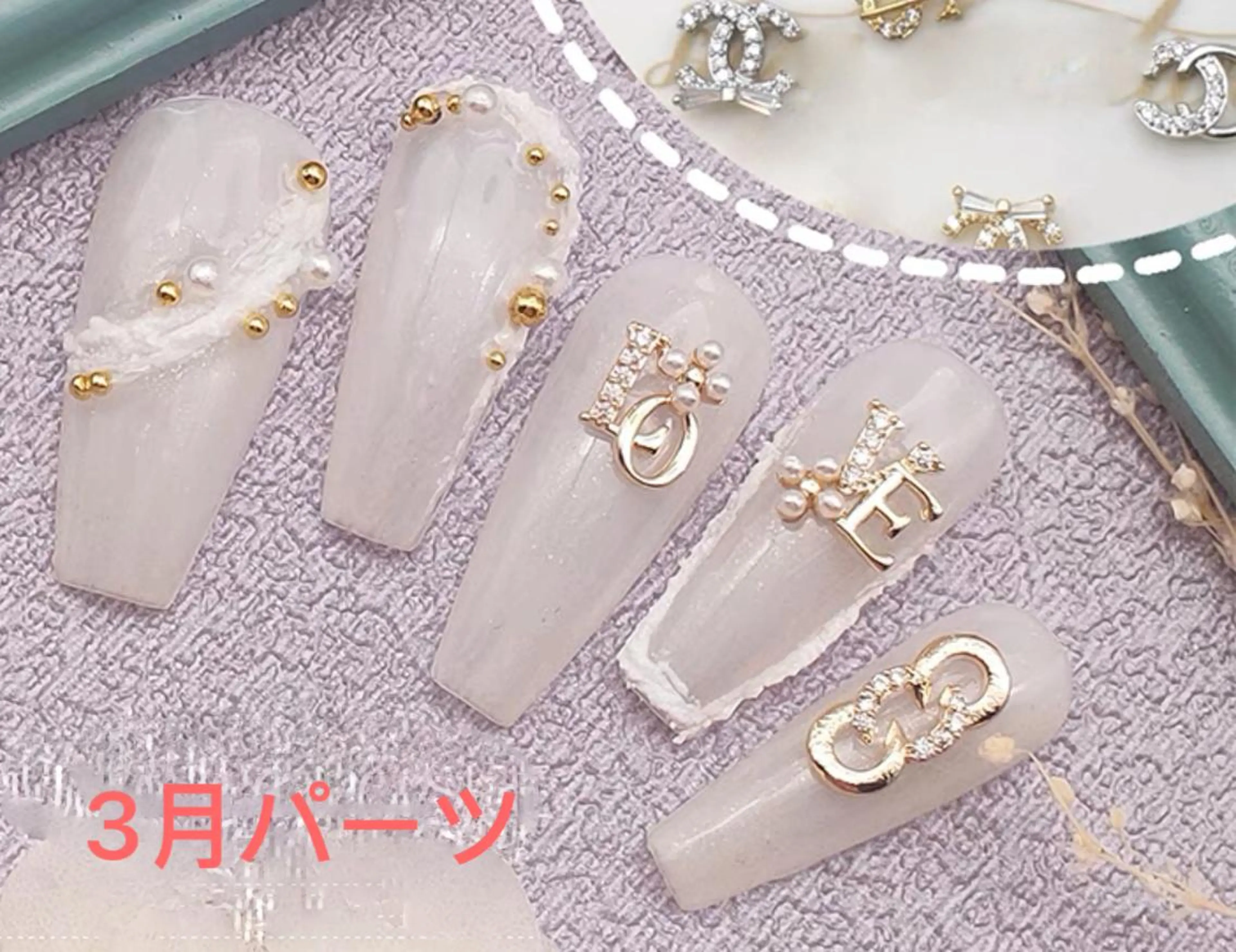 ネイル ラベンダー💖日暮里 ルル💖ネイルのネイルデザイン