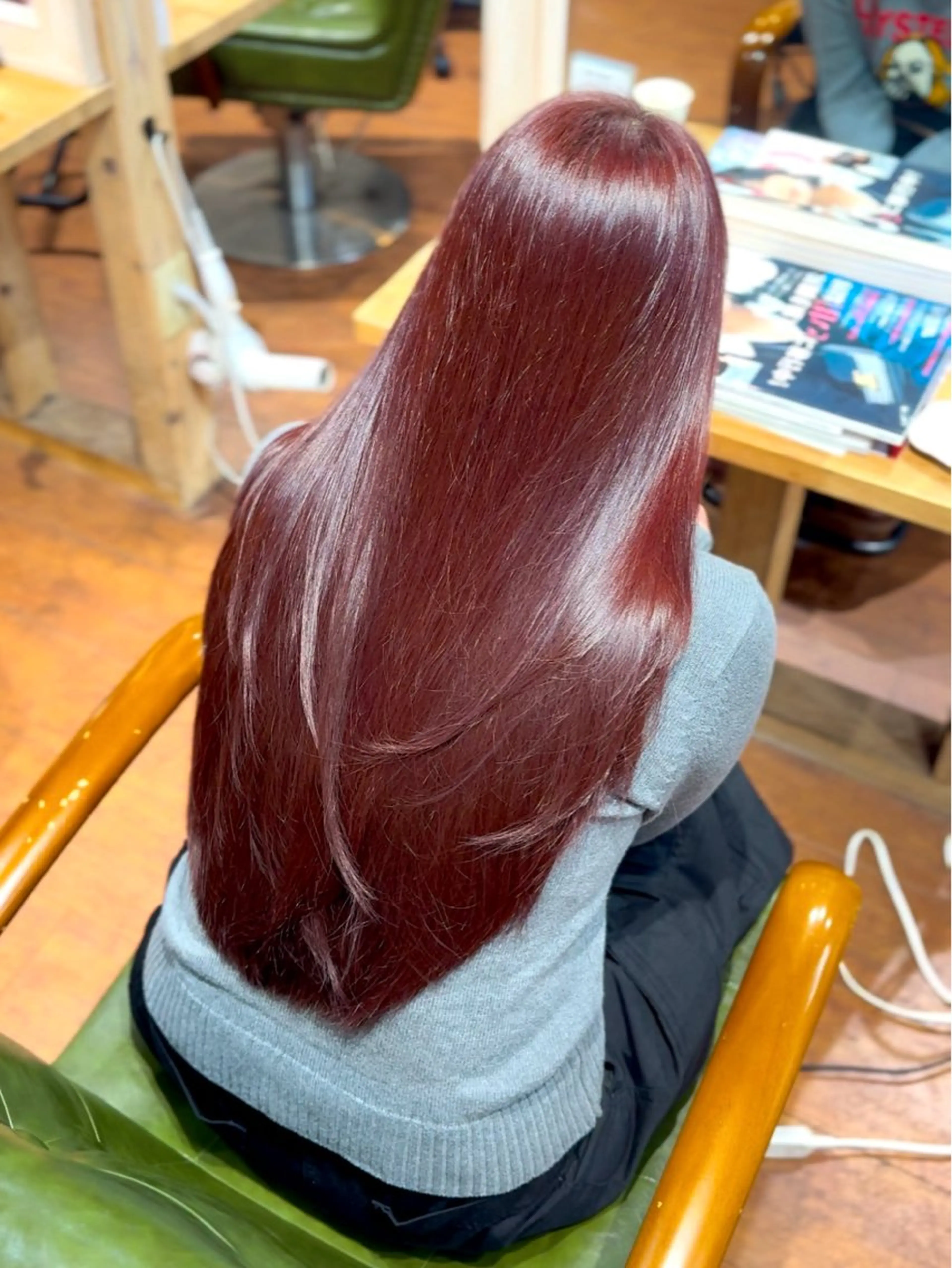 🇰🇷韓国レイヤーカット🇰🇷➕天使の艶カラー👼➕GLOBALMILBON PREMIUM TREATMENT🤍の写真