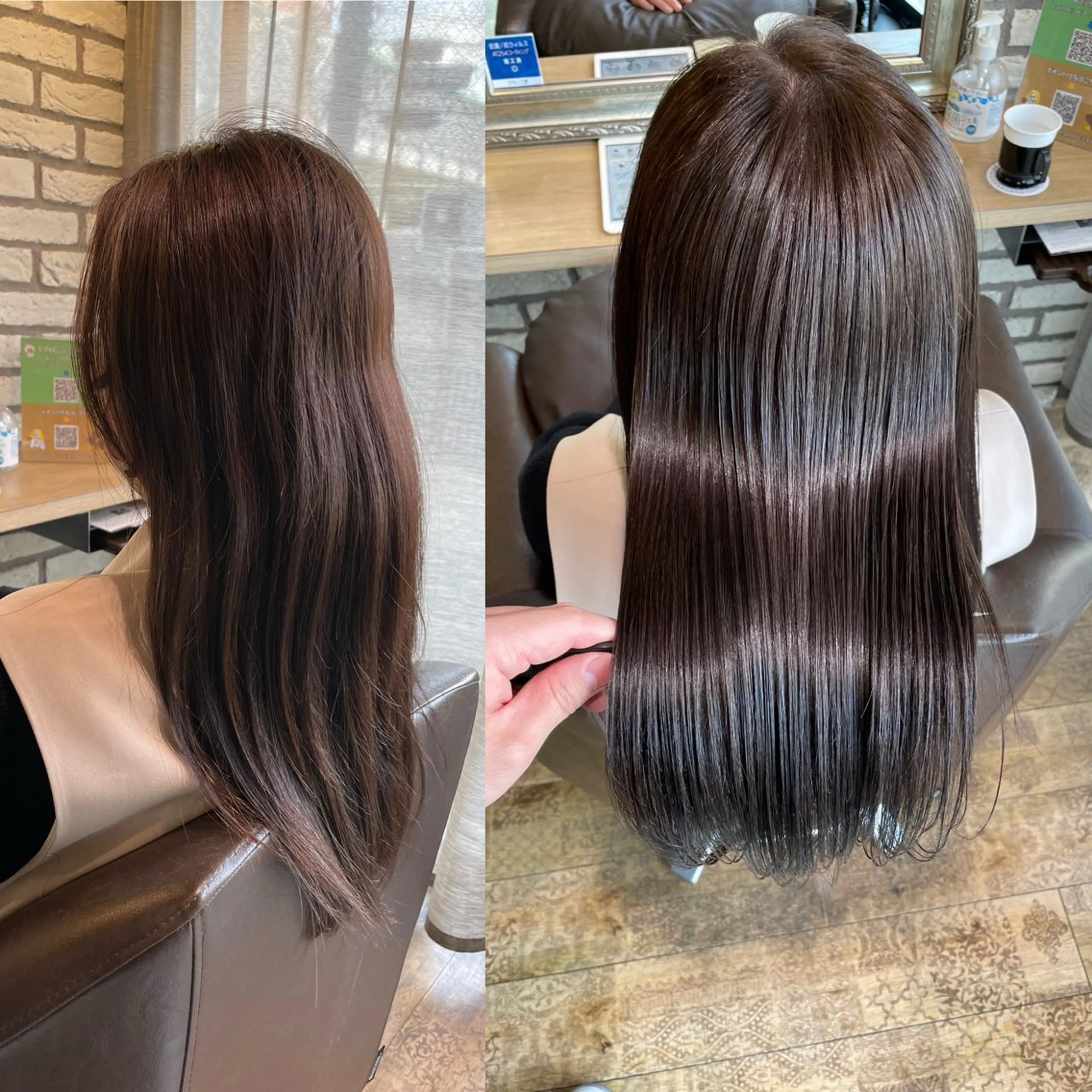 セミロング 美髪整形✨髪質改善 ✨中村弘仁/チーフのヘアスタイル