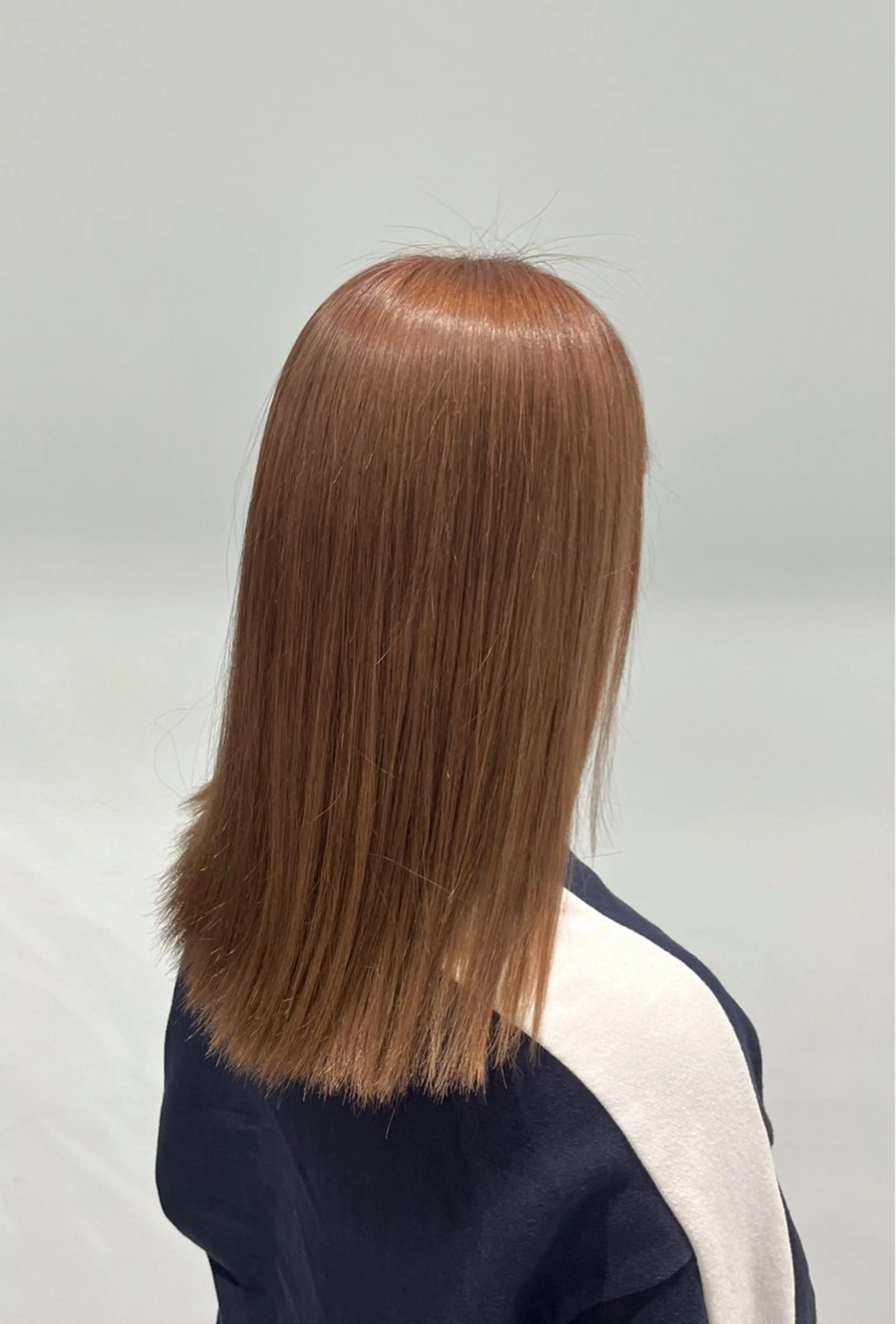 セミロング 顔周りカット/透明感 カラー/Kurumeのヘアスタイル