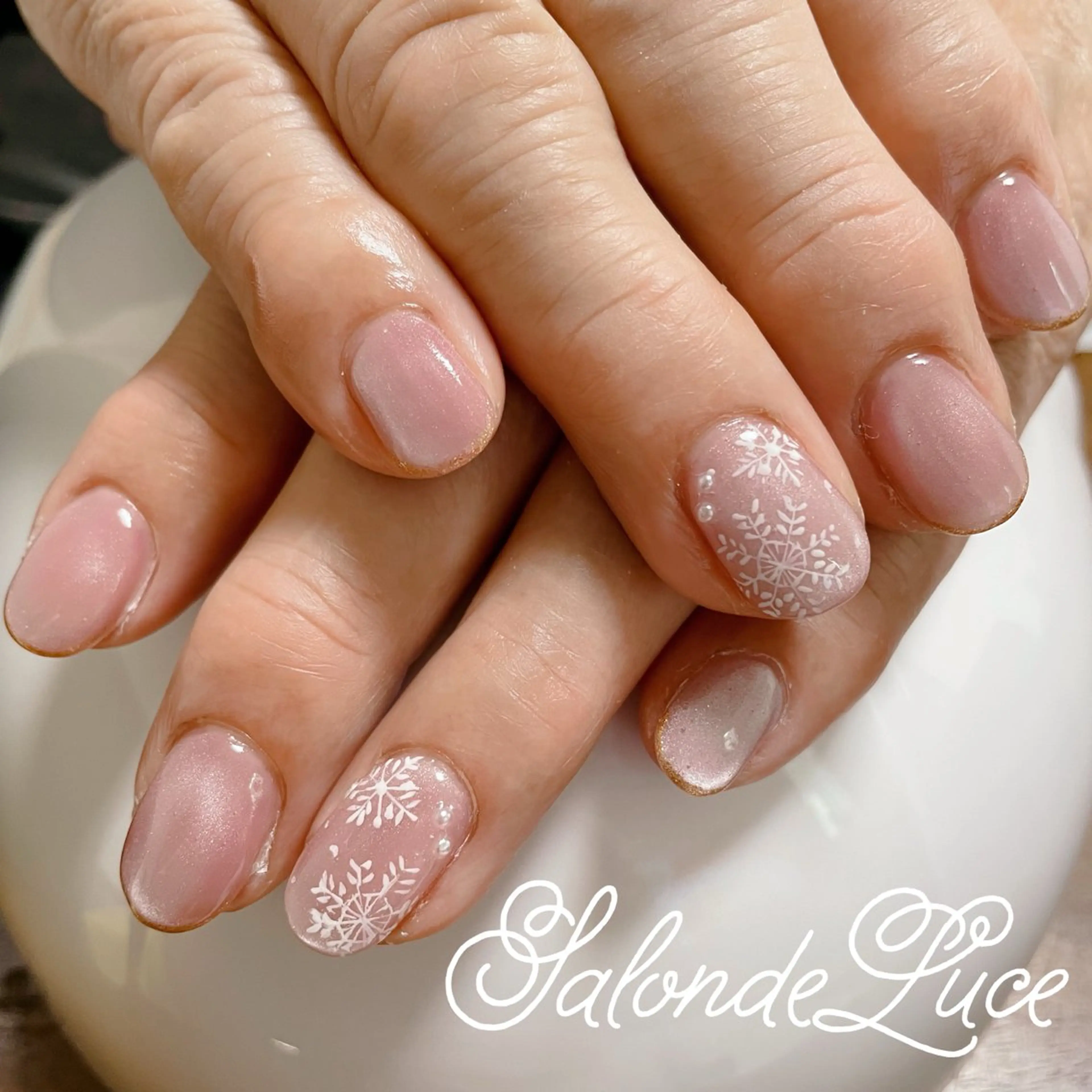 ネイル 冬ネイル Salon de Luceのネイルデザイン