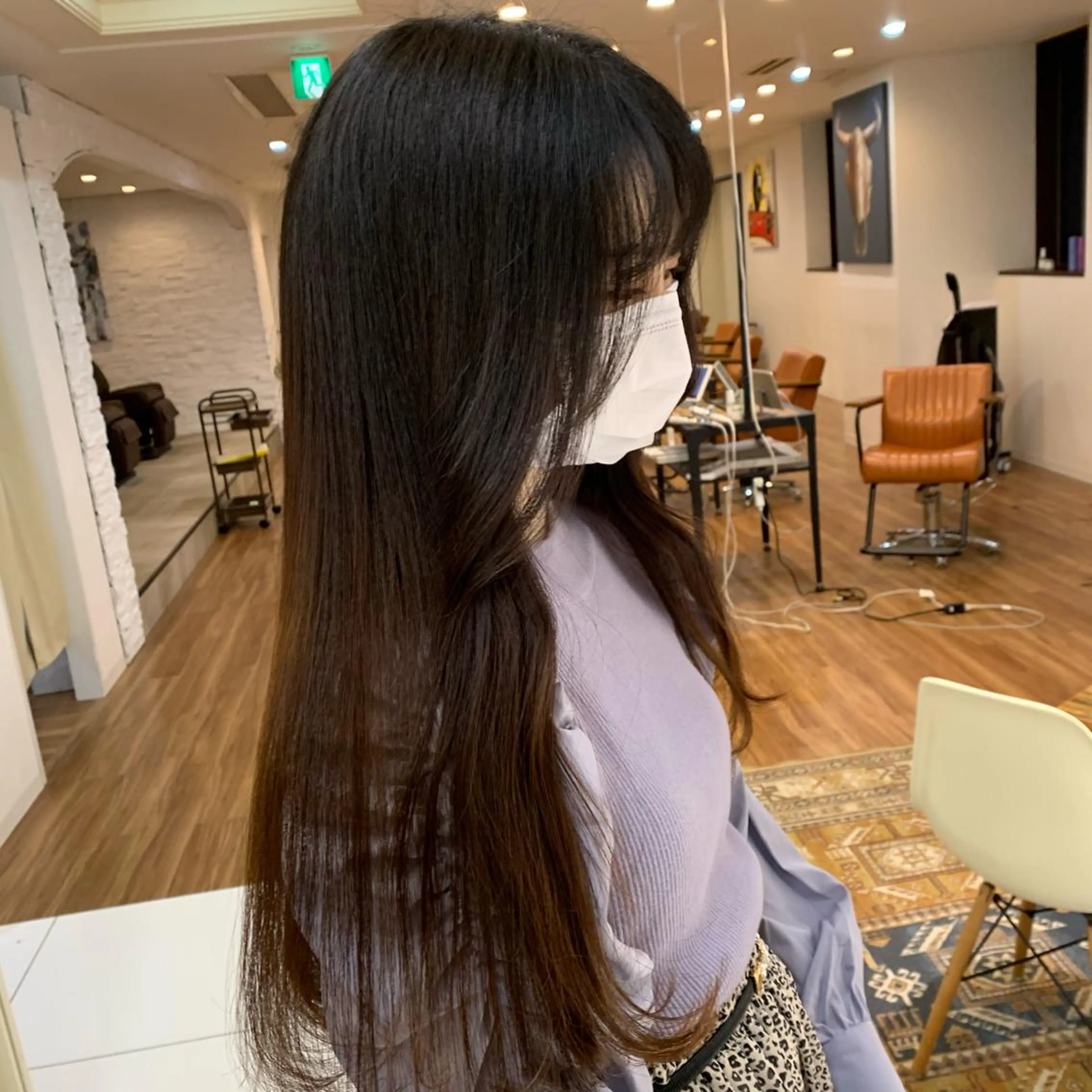 ロング ロング 【韓国風くびれヘア】 joule小木曽輝のヘアスタイル