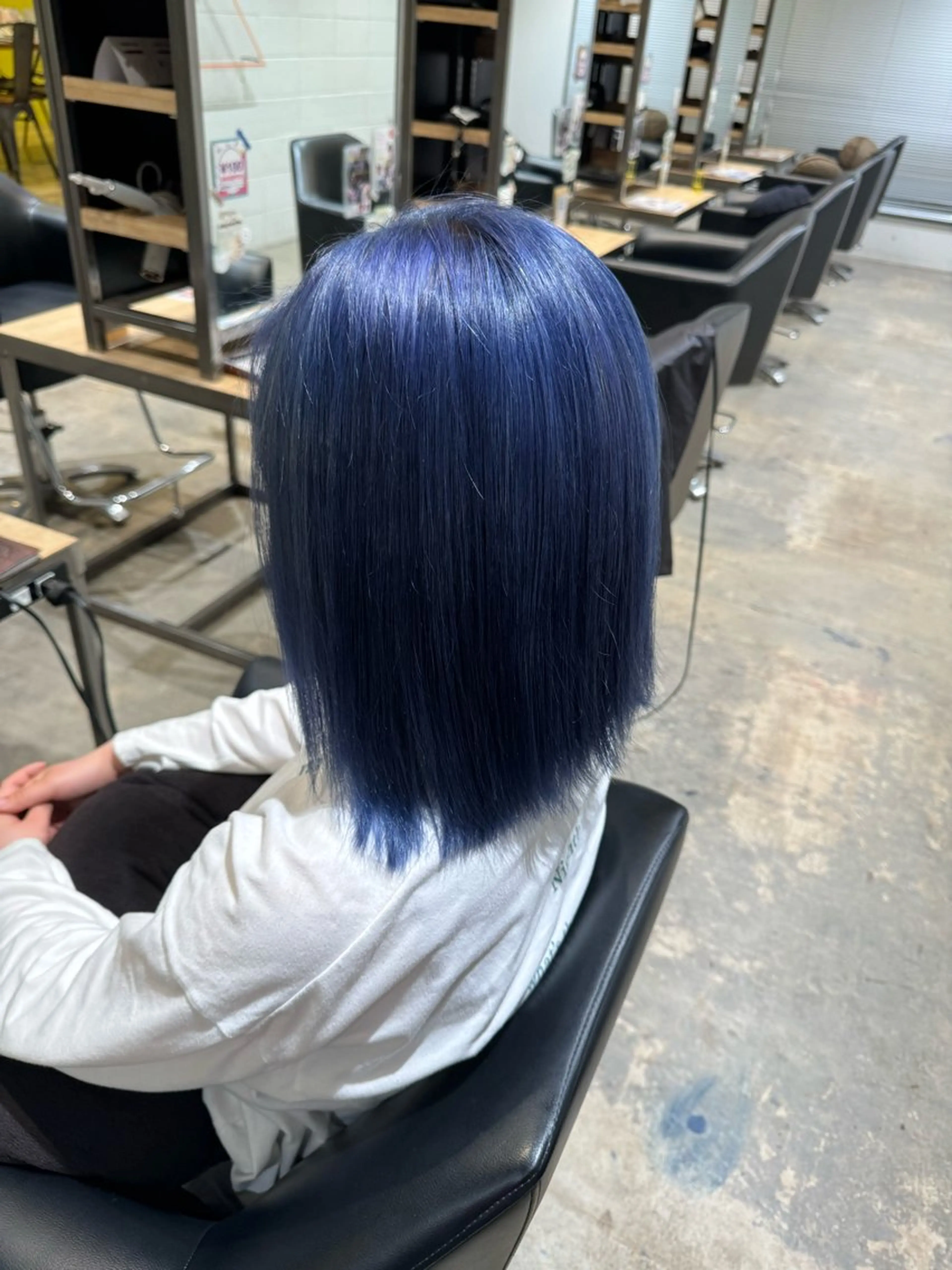 カラー ブルーカラー ネイビーカラー 大谷 央翔のヘアスタイル