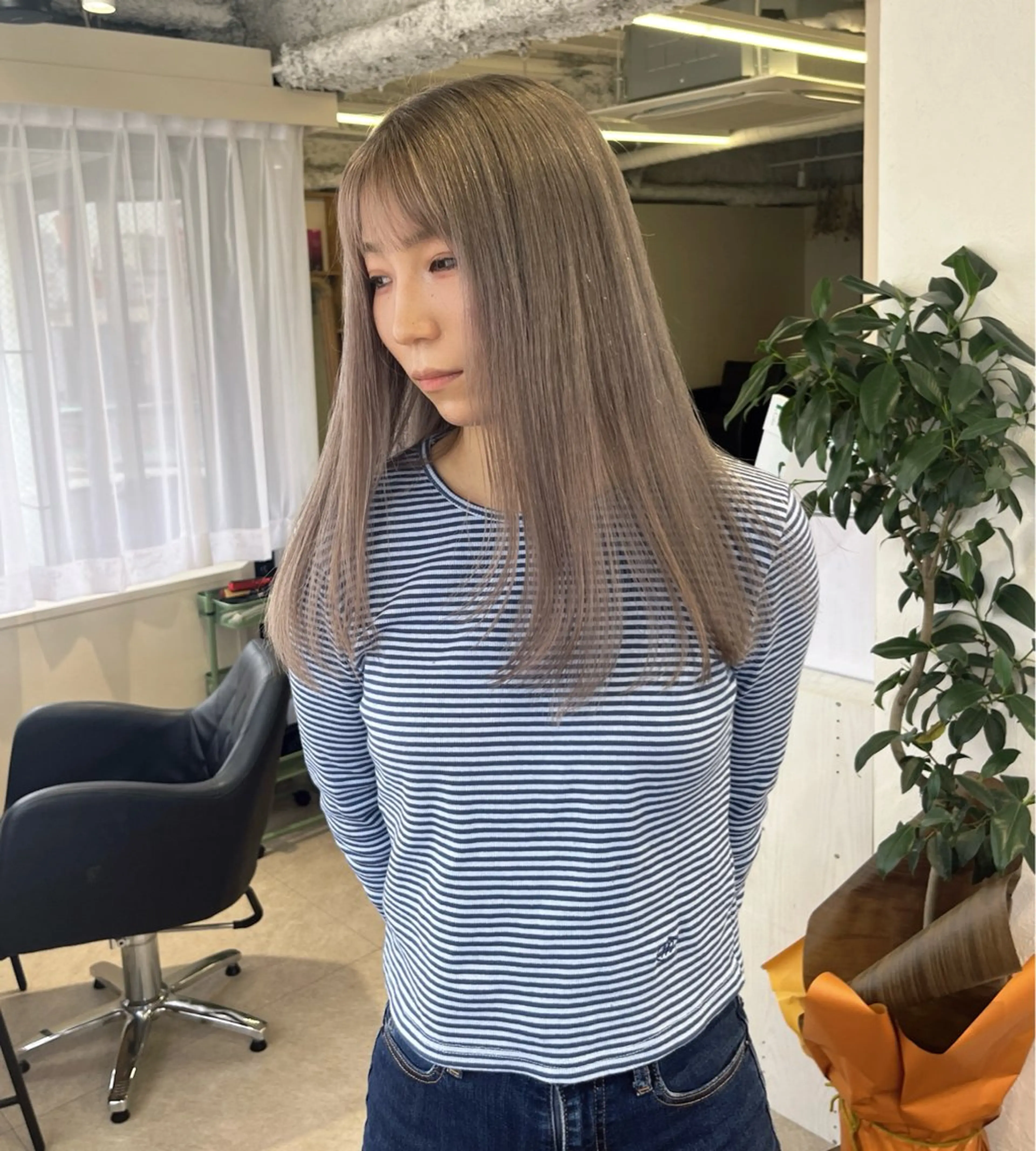 カラー 河原 楓樹のヘアスタイル