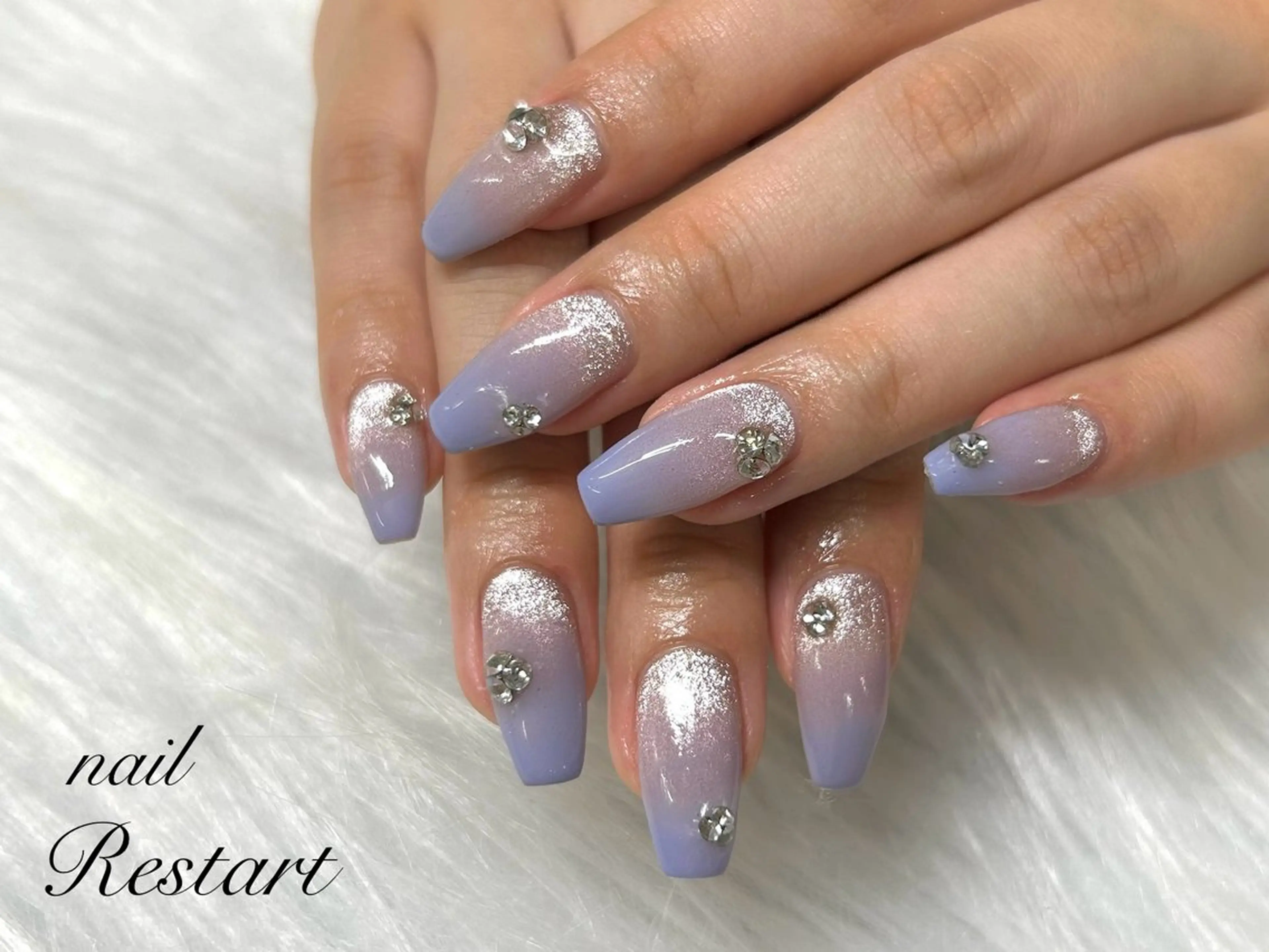 ロング nail Restart所属・Restart YURIのネイルデザイン