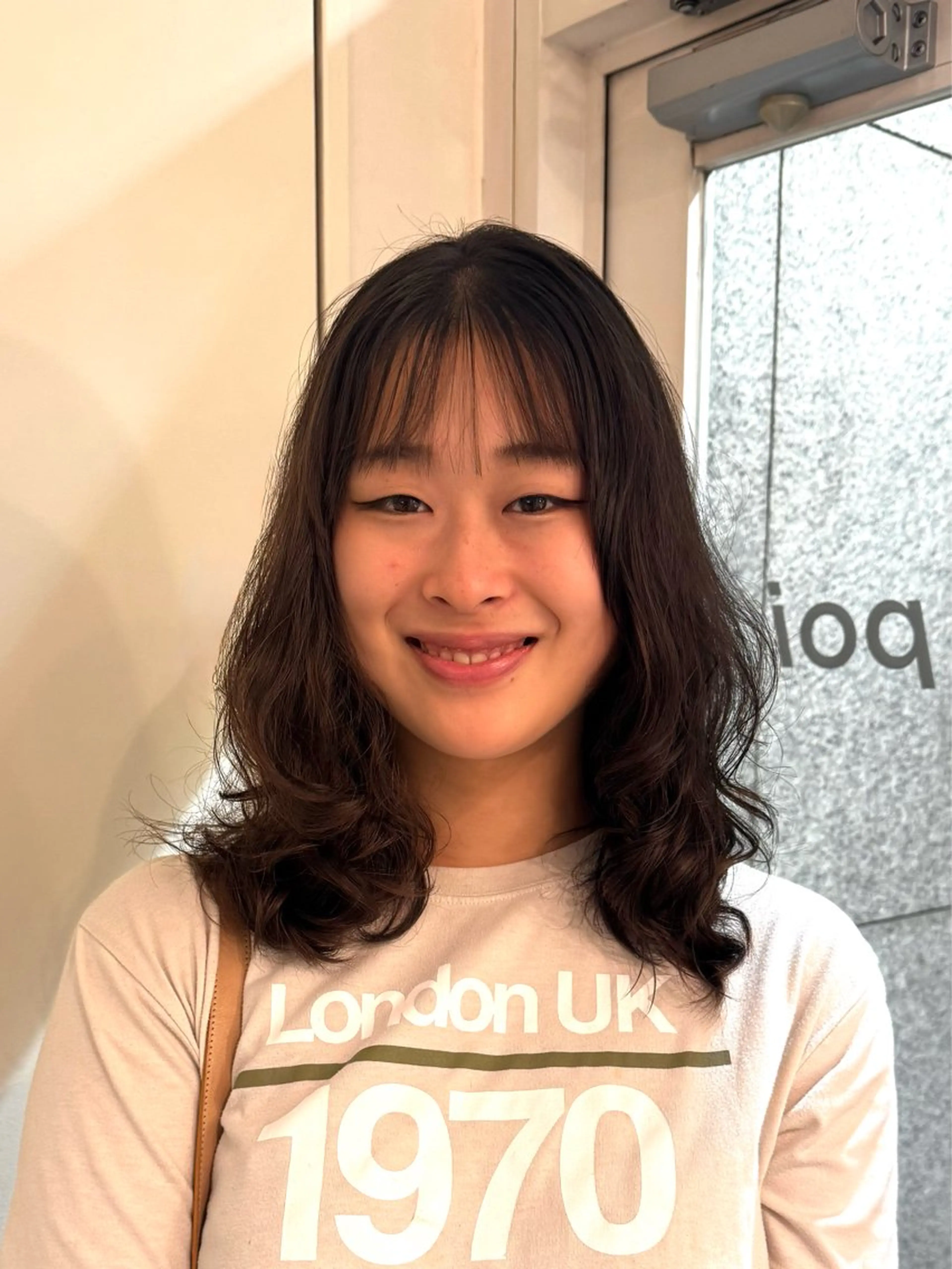 セミロング パーマ カット パーマ トリートメント タツキ／レイヤー／ パーマ／艶カラーのヘアスタイル