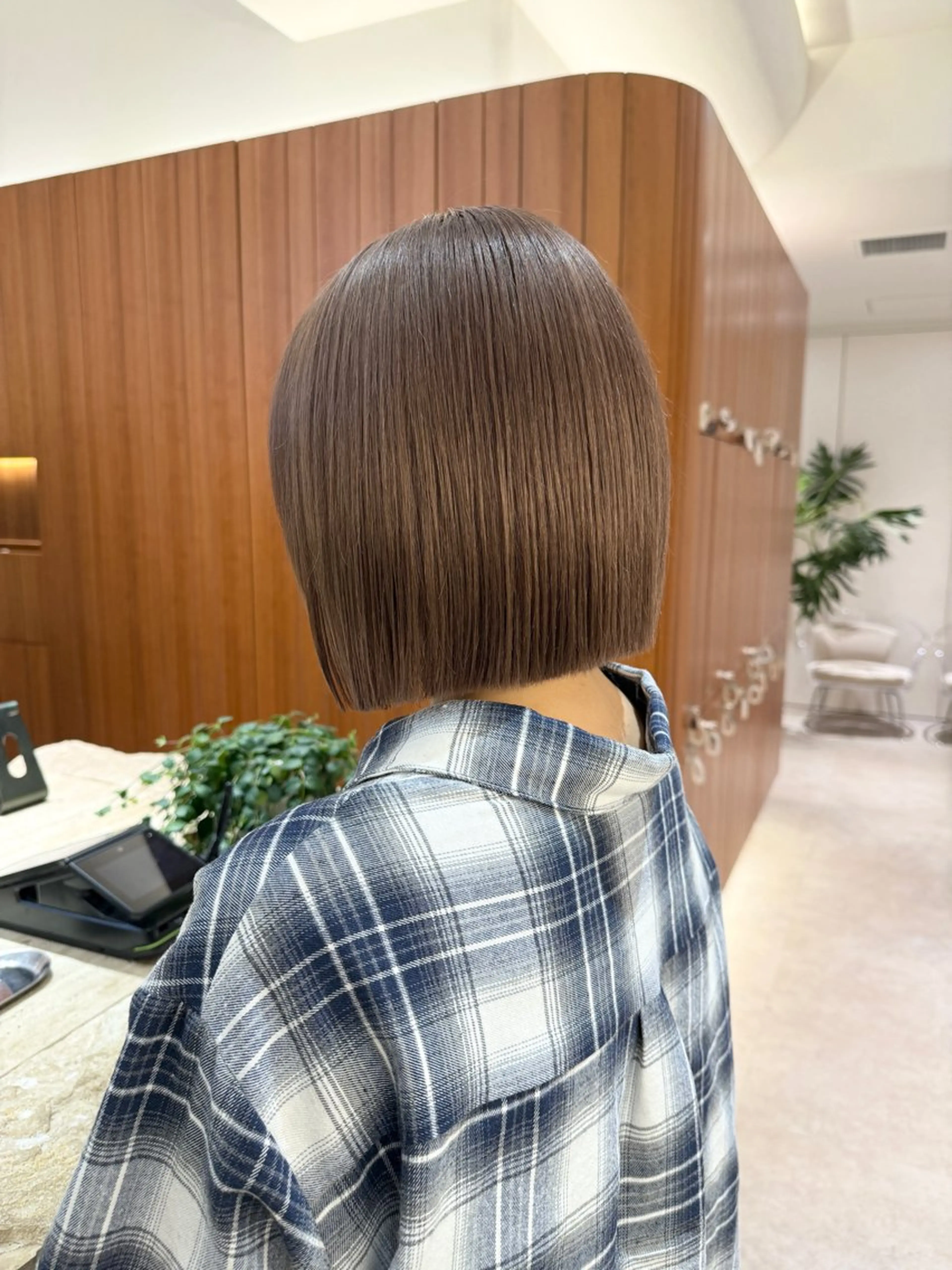 ショート カラー カット ヘアカラー トリートメント 田中航平/渋谷ボブ/ レイヤーボブのヘアスタイル