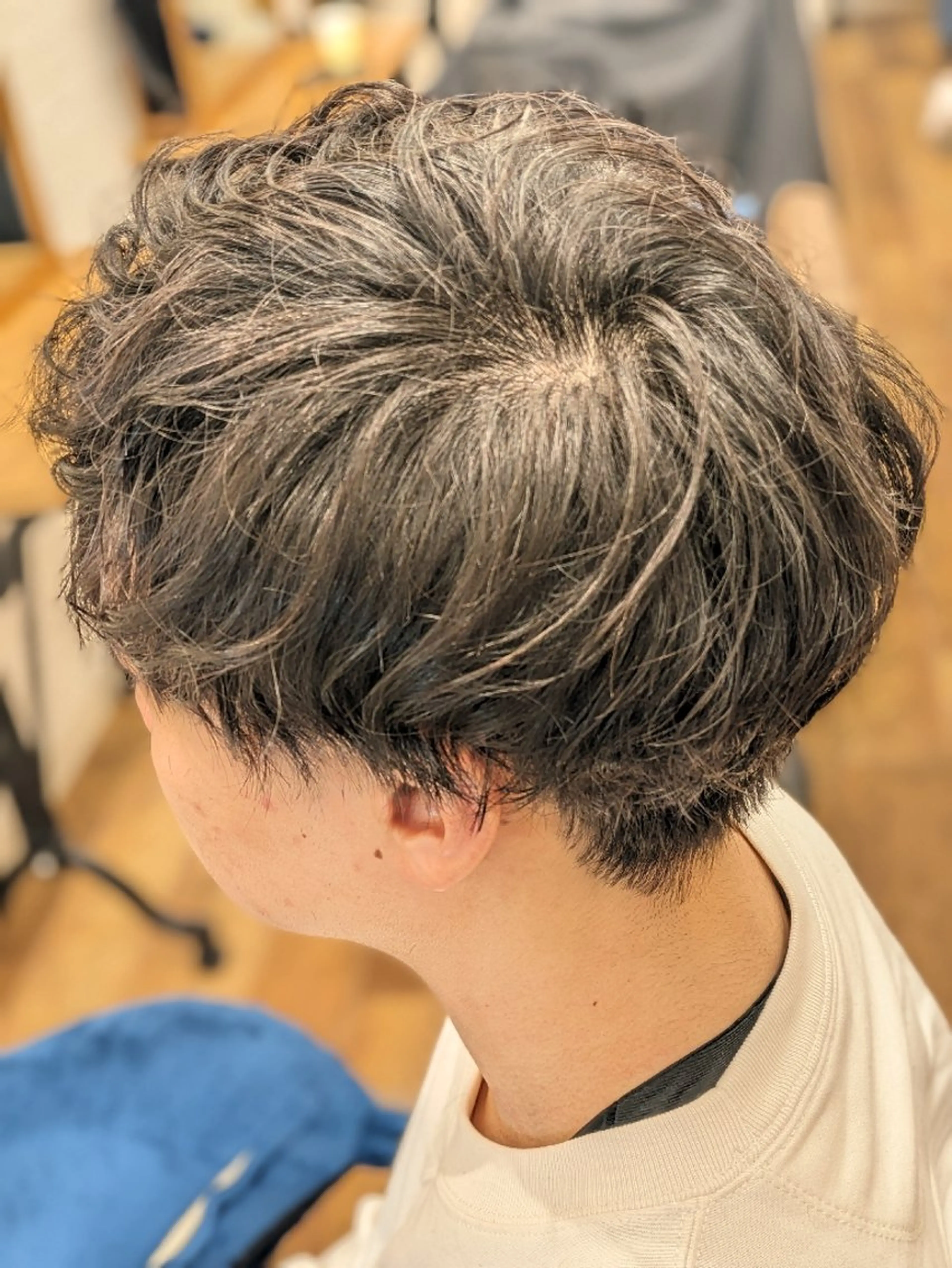 ショート パーマ スパイラルパーマ パーマ ヘッドスパ 根岸 進のヘアスタイル