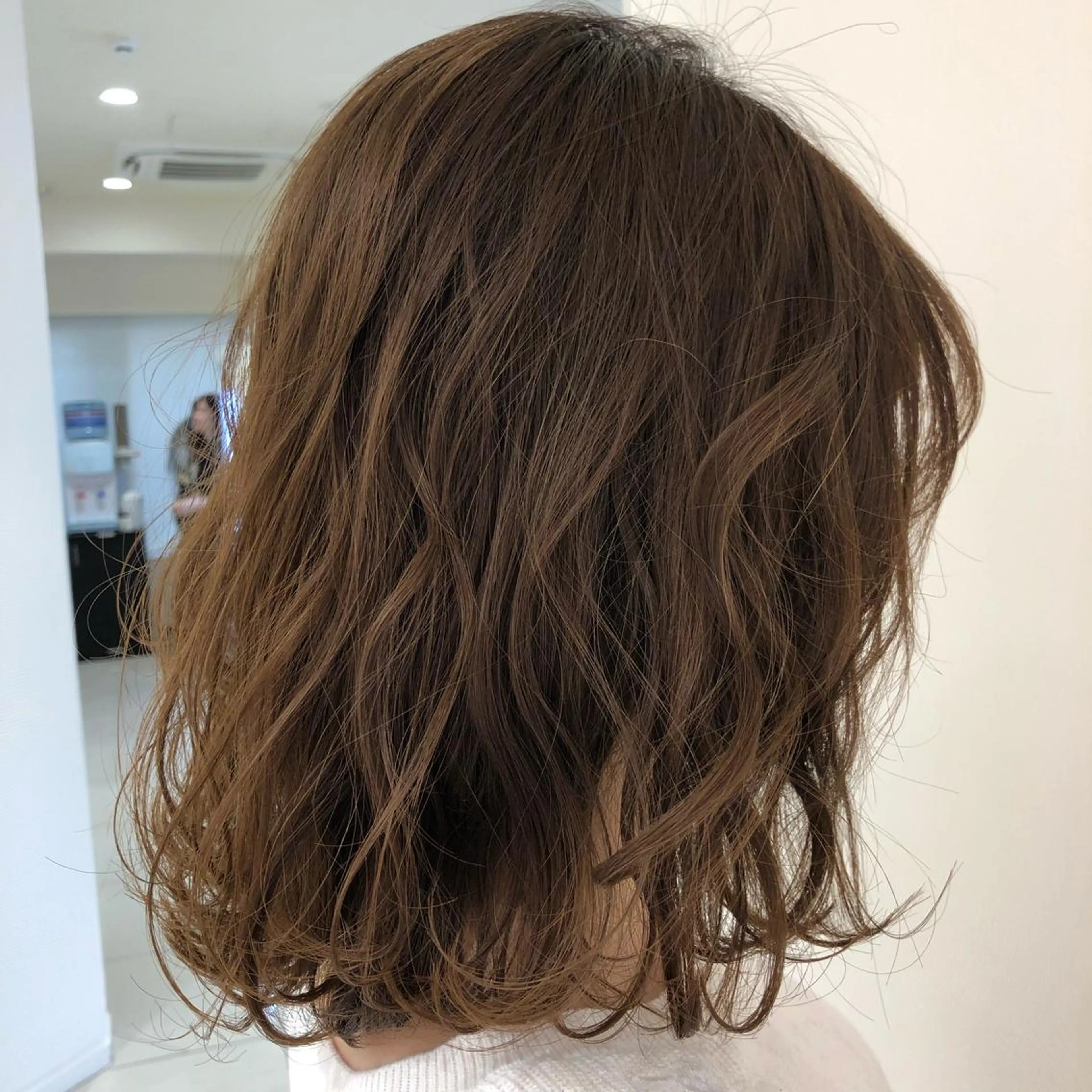 ミディアム 【髪質改善】 梅田　聡のヘアスタイル