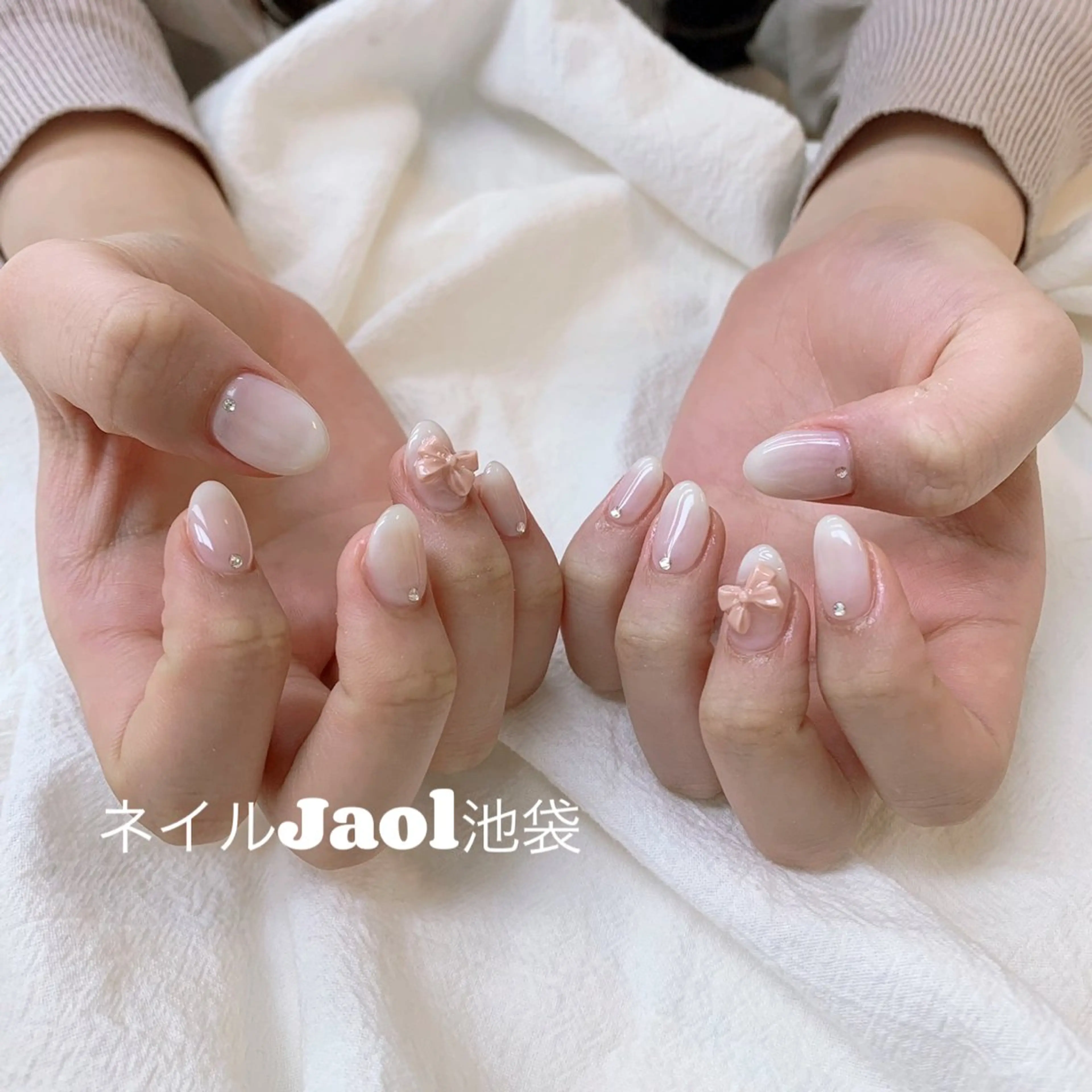 ショート ハンドネイル ネイルJaol 池袋のネイルデザイン