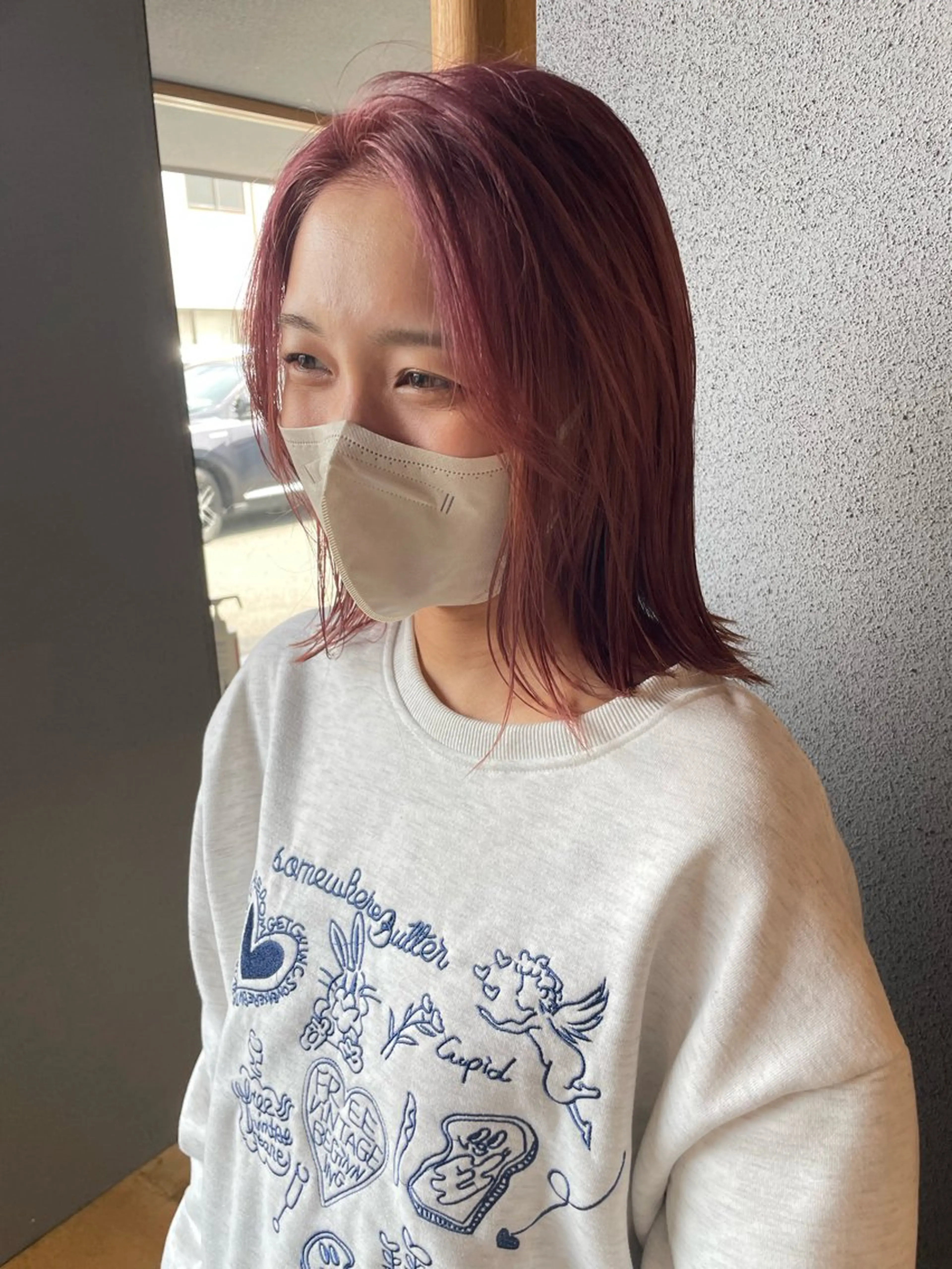 ミディアム カット ヘアカラー duft. miyuのヘアスタイル