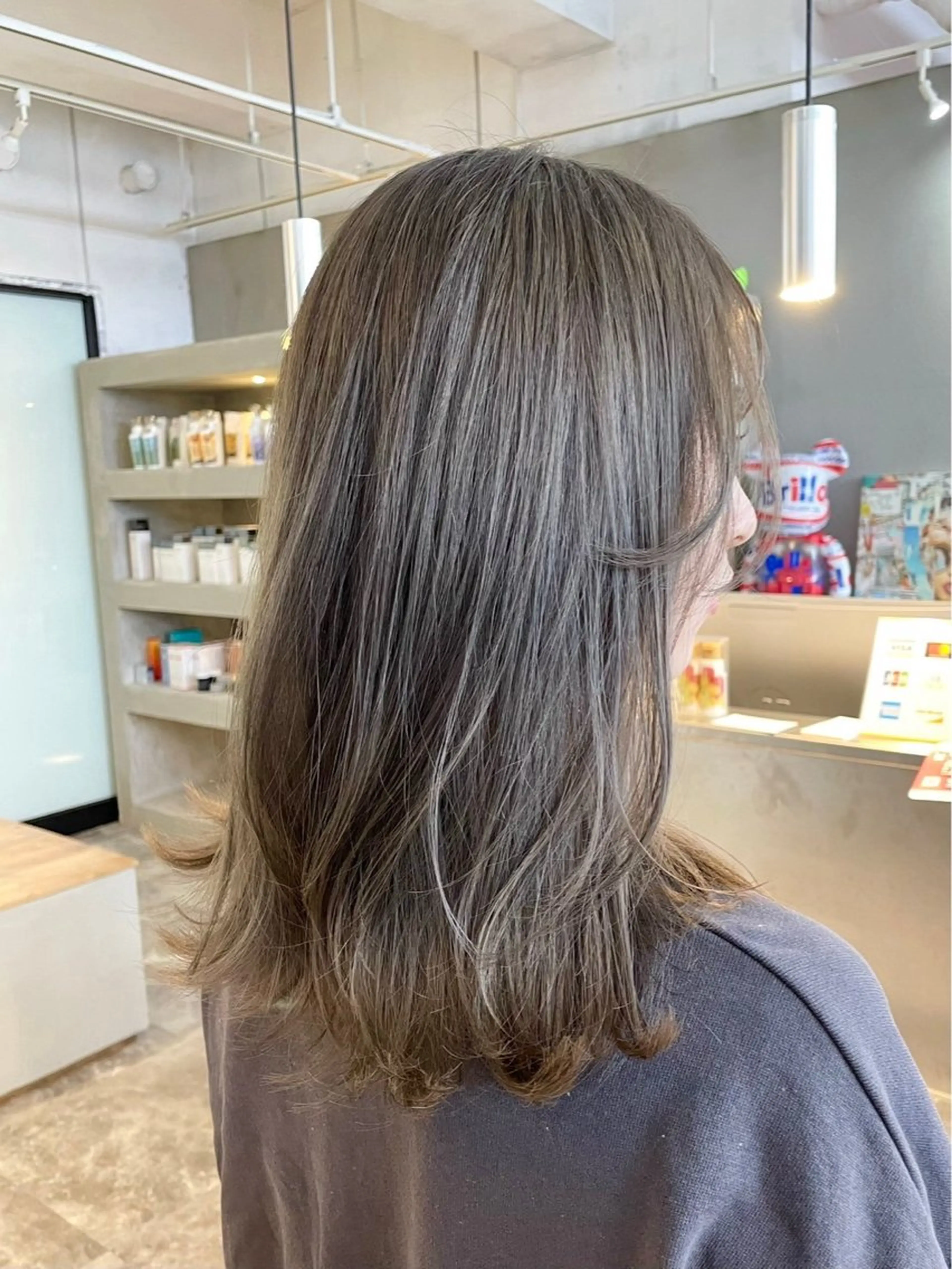 ロング カラー ブリーチカラー特化 ✨️永井諒のヘアスタイル