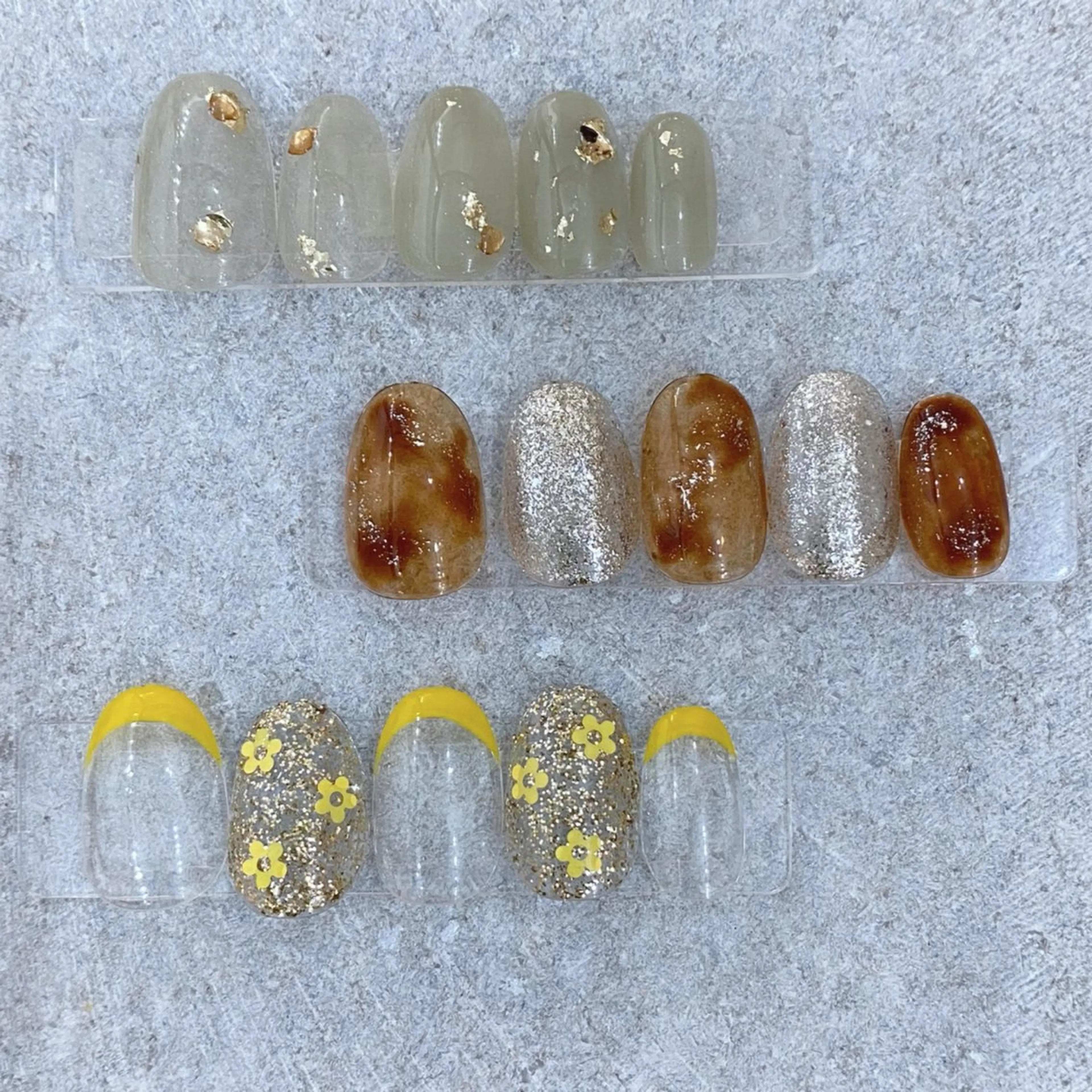 ネイル 艶/マグネット/網紅 /韓国/岩下りほのネイルデザイン