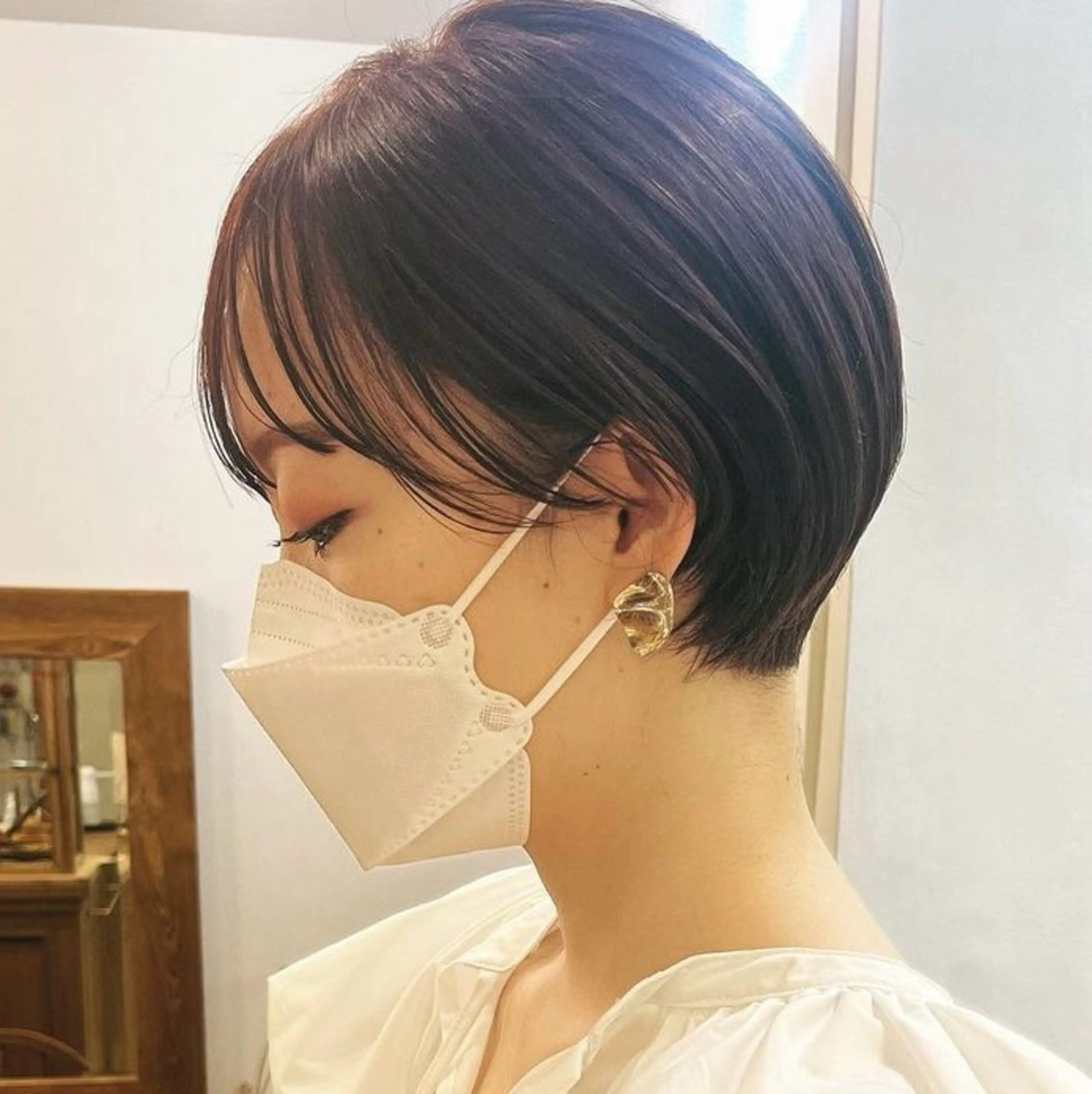 ショート ハンサムショート 丸みショート ショートヘア 🌿ボブ パーマ高橋啓太🌿のヘアスタイル