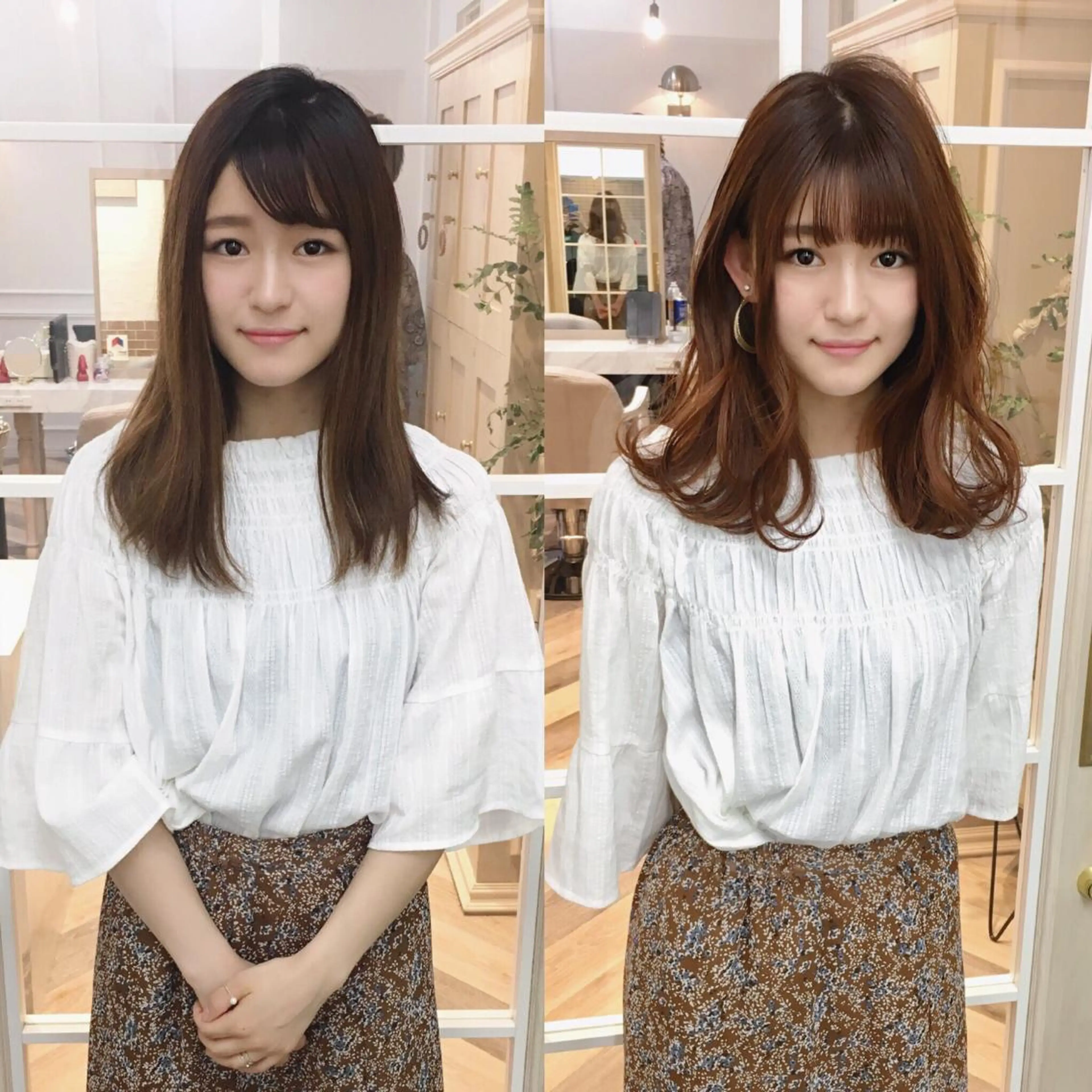 セミロング カラー 大人可愛いショート* NoWL栗原隆成のヘアスタイル