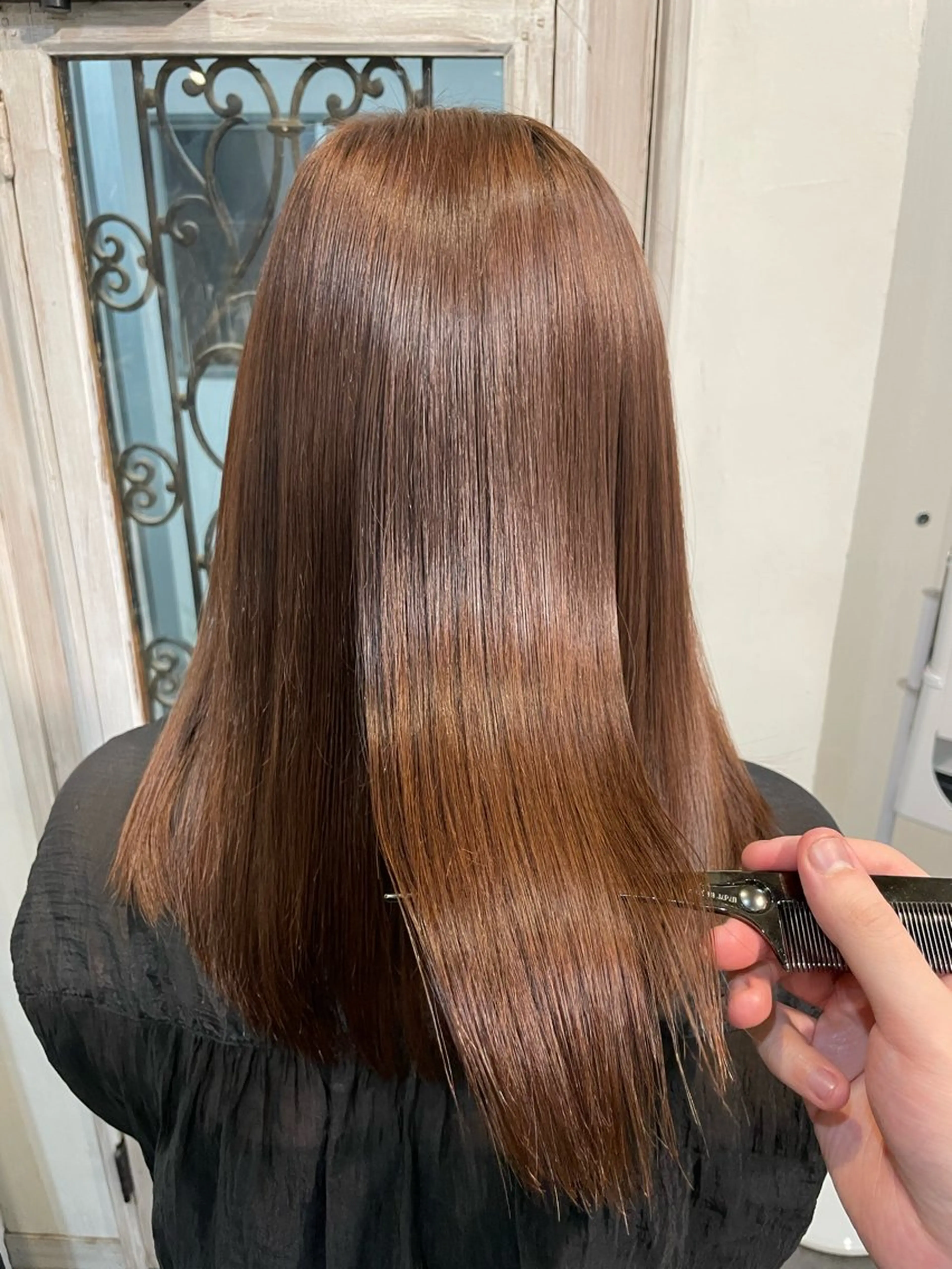 セミロング 髪質改善 トリートメント 🔆髪質改善 透明感 カラー🔆佐々木貴仁のヘアスタイル