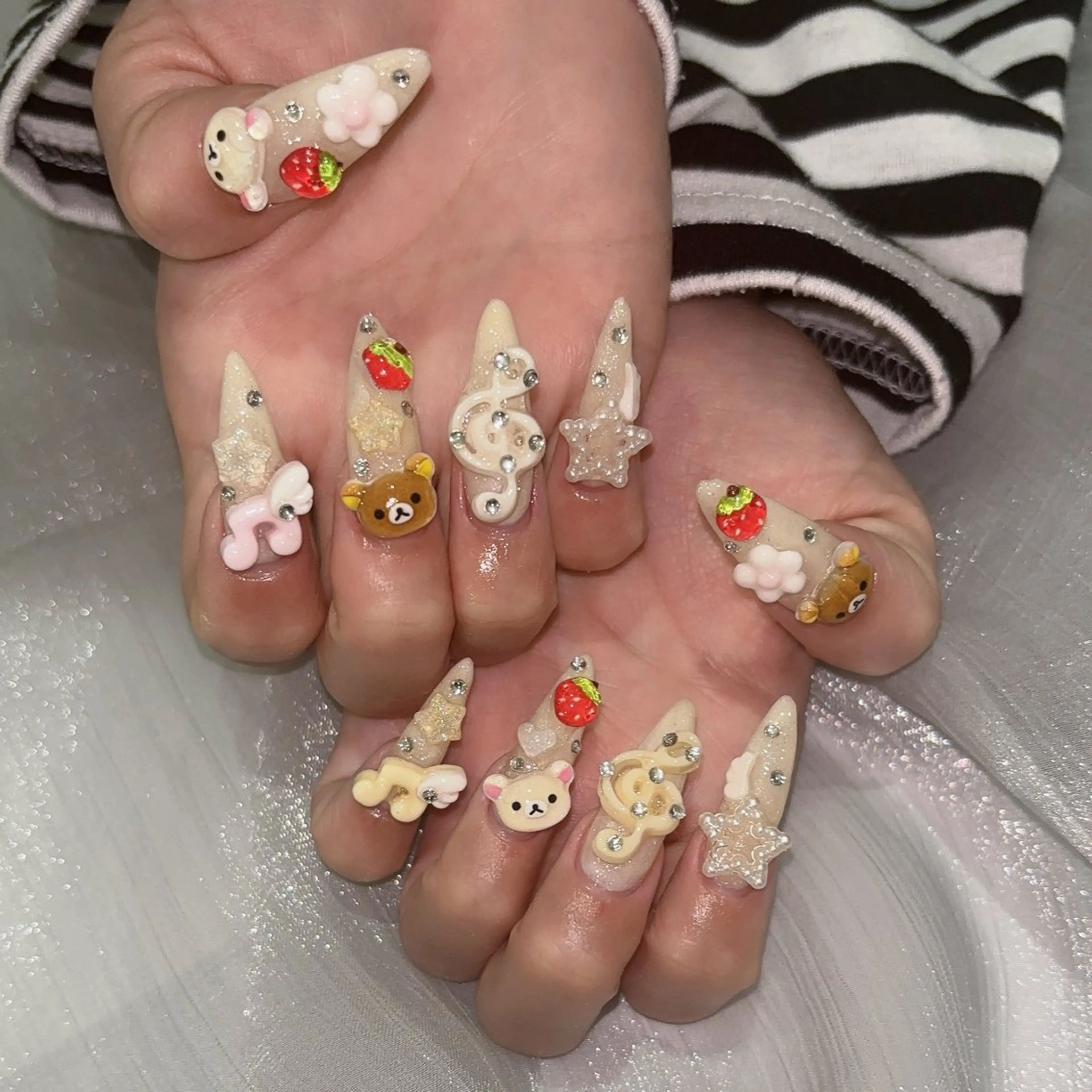 ネイル 持ち込み ハンドネイル 774✦✧ 金山 ┊ネイルモデル様募集のネイルデザイン