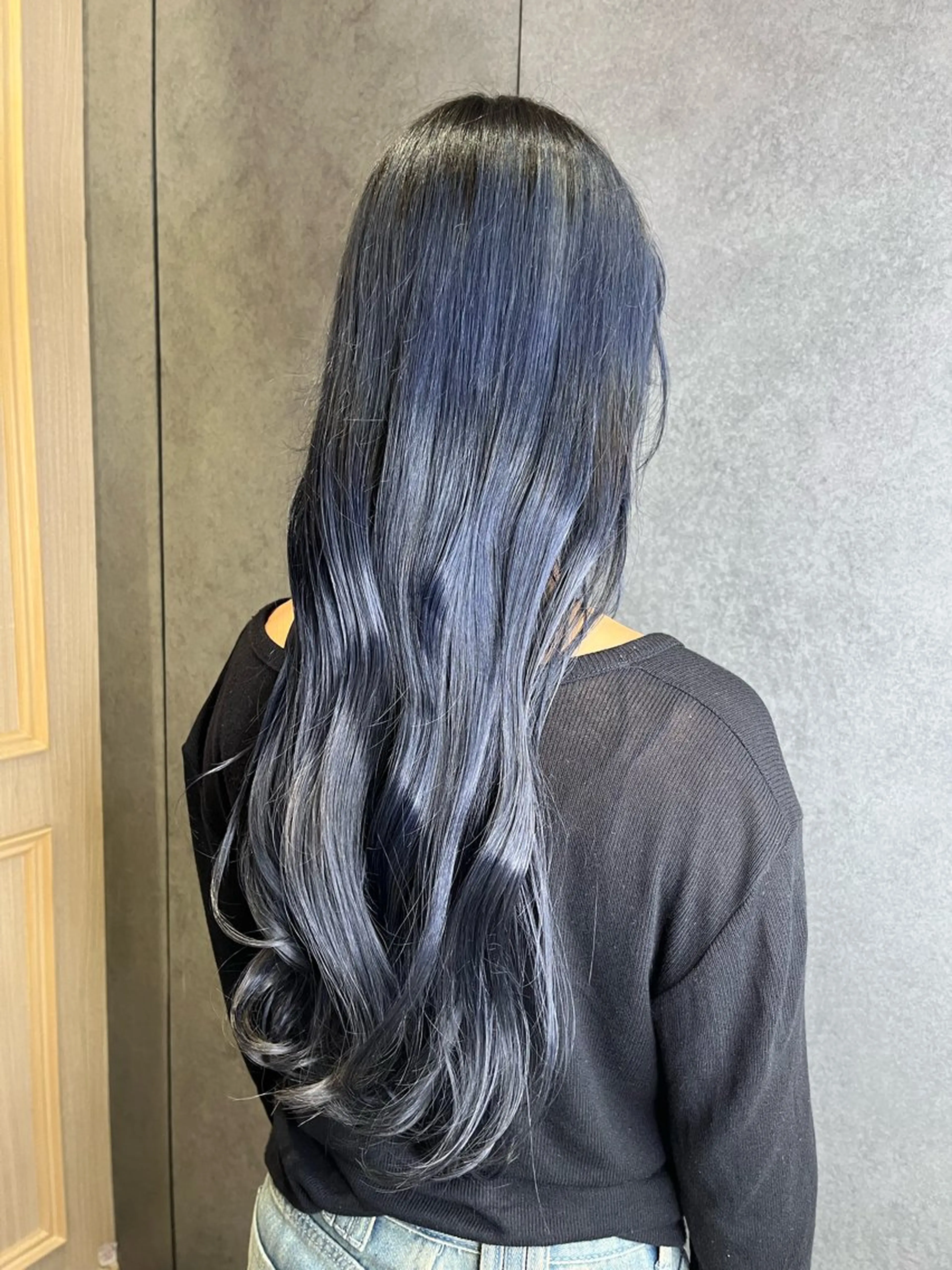 ロング カラー 透明感カラー 名駅/大人韓国ヘア 艶カラー/Rihoのヘアスタイル