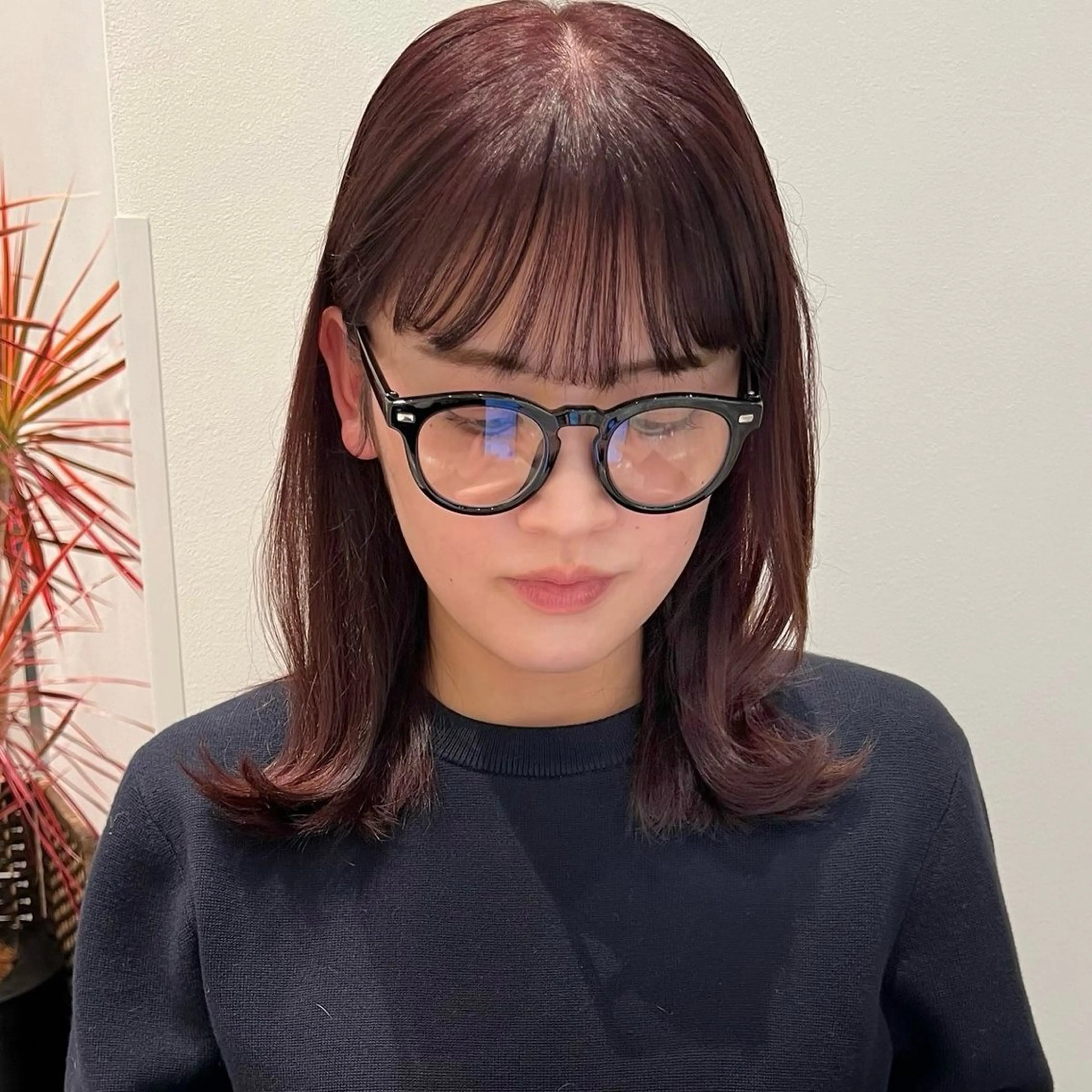 ミディアム カラー ヘアカラー k-two 天王寺♡ honokaのヘアスタイル