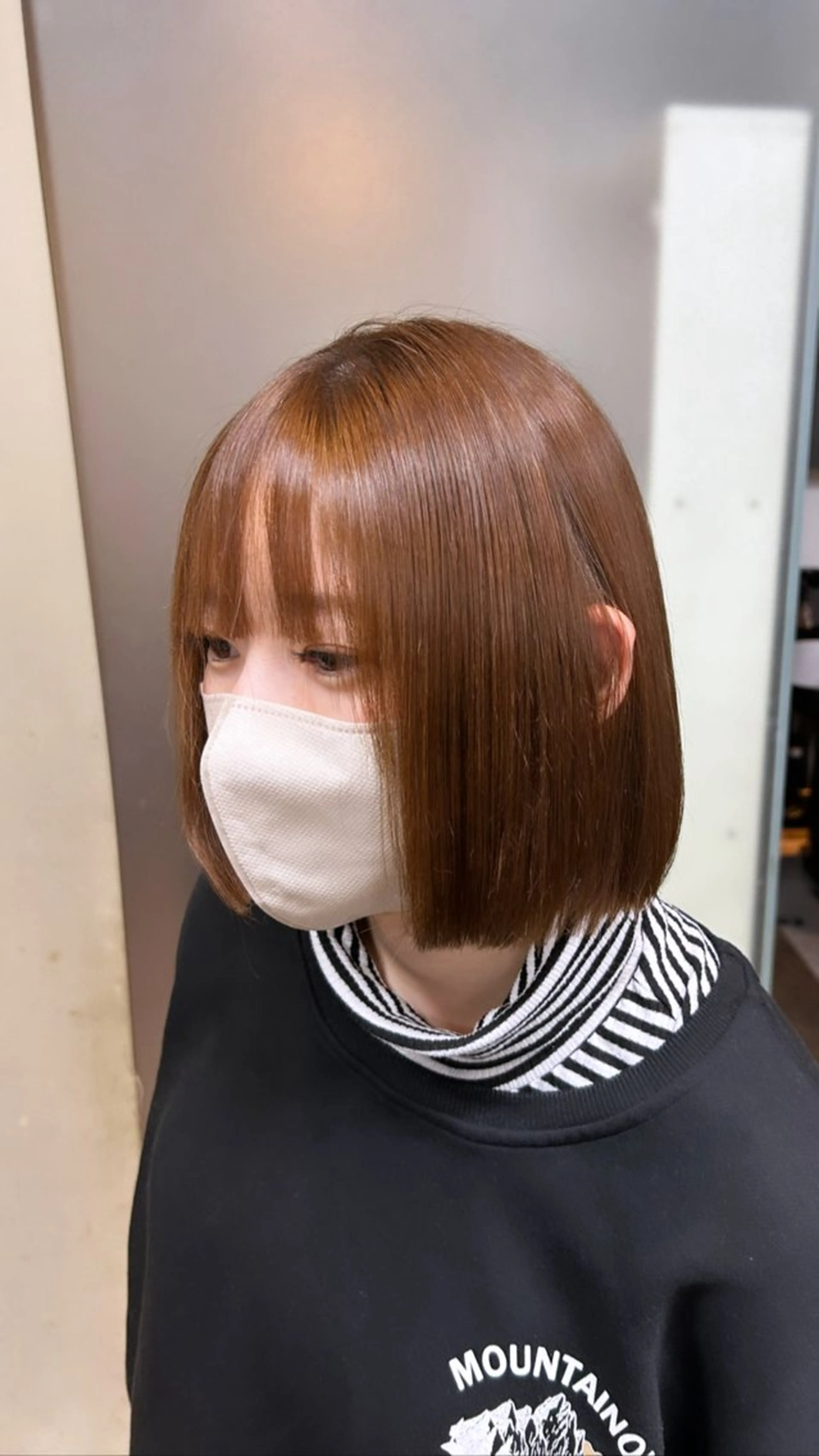 ショート 縮毛矯正 阿倍野/髪質改善 /縮毛矯正/坪田幸広のヘアスタイル