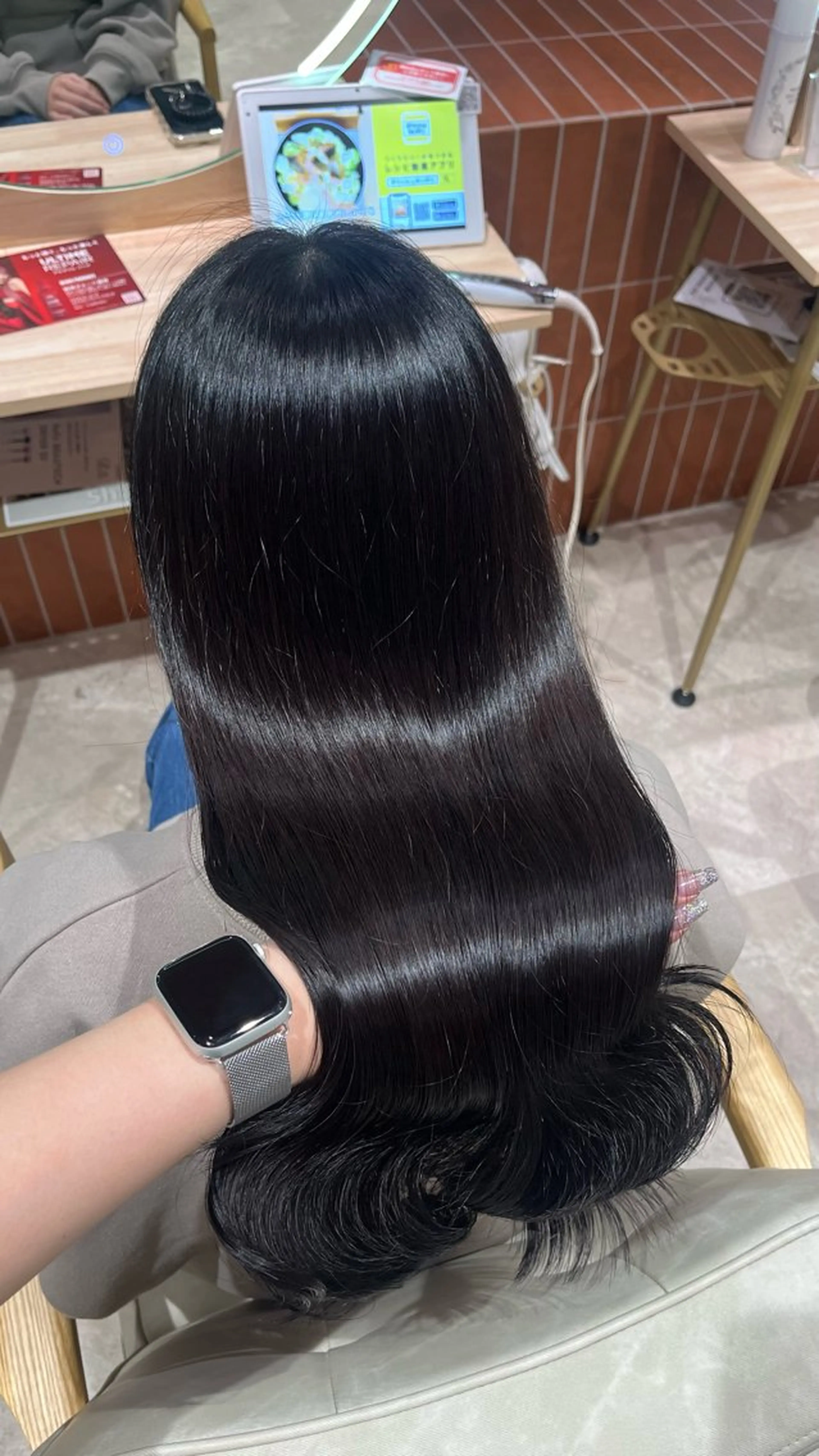 ロング カラー ヘアカラー トリートメント 🎀暖色カラー/ ハナ🎀のヘアスタイル