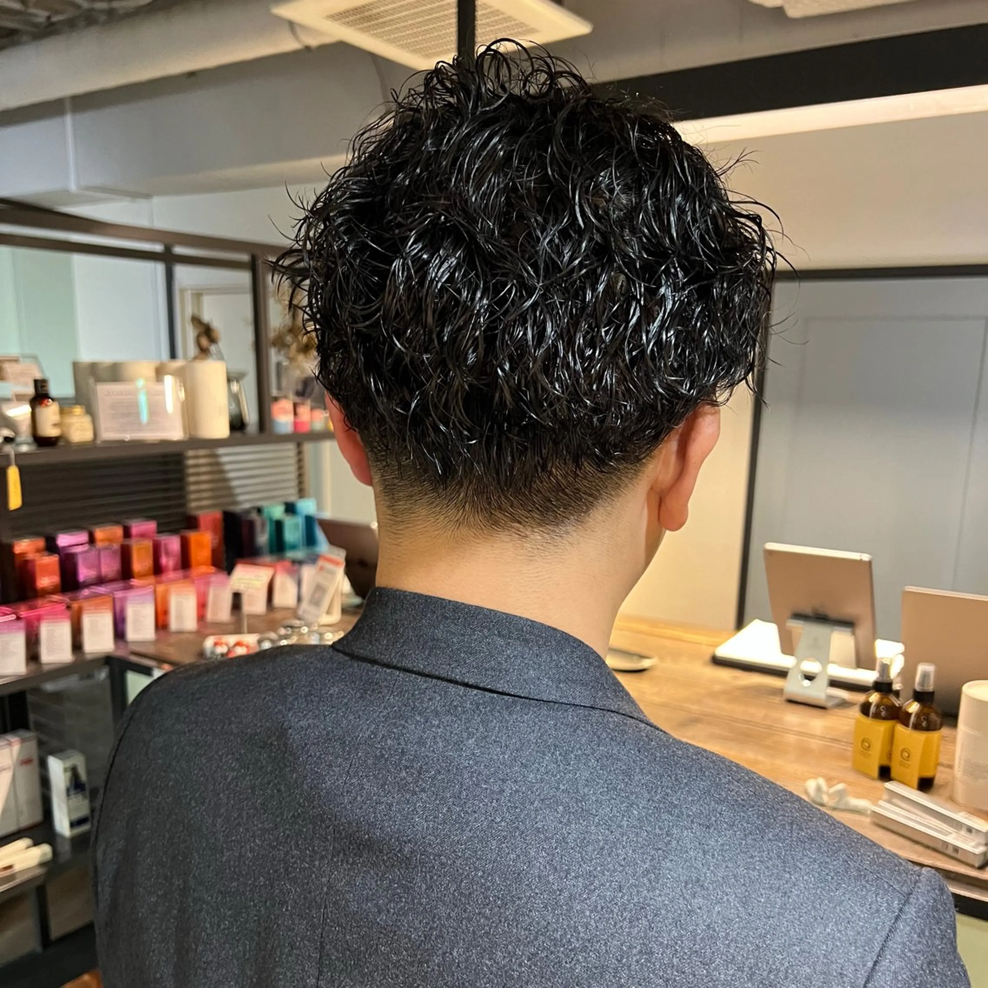 パーマ メンズ メンズパーマ 💘札幌クロスパーマ 髪質改善💘rinaのヘアスタイル