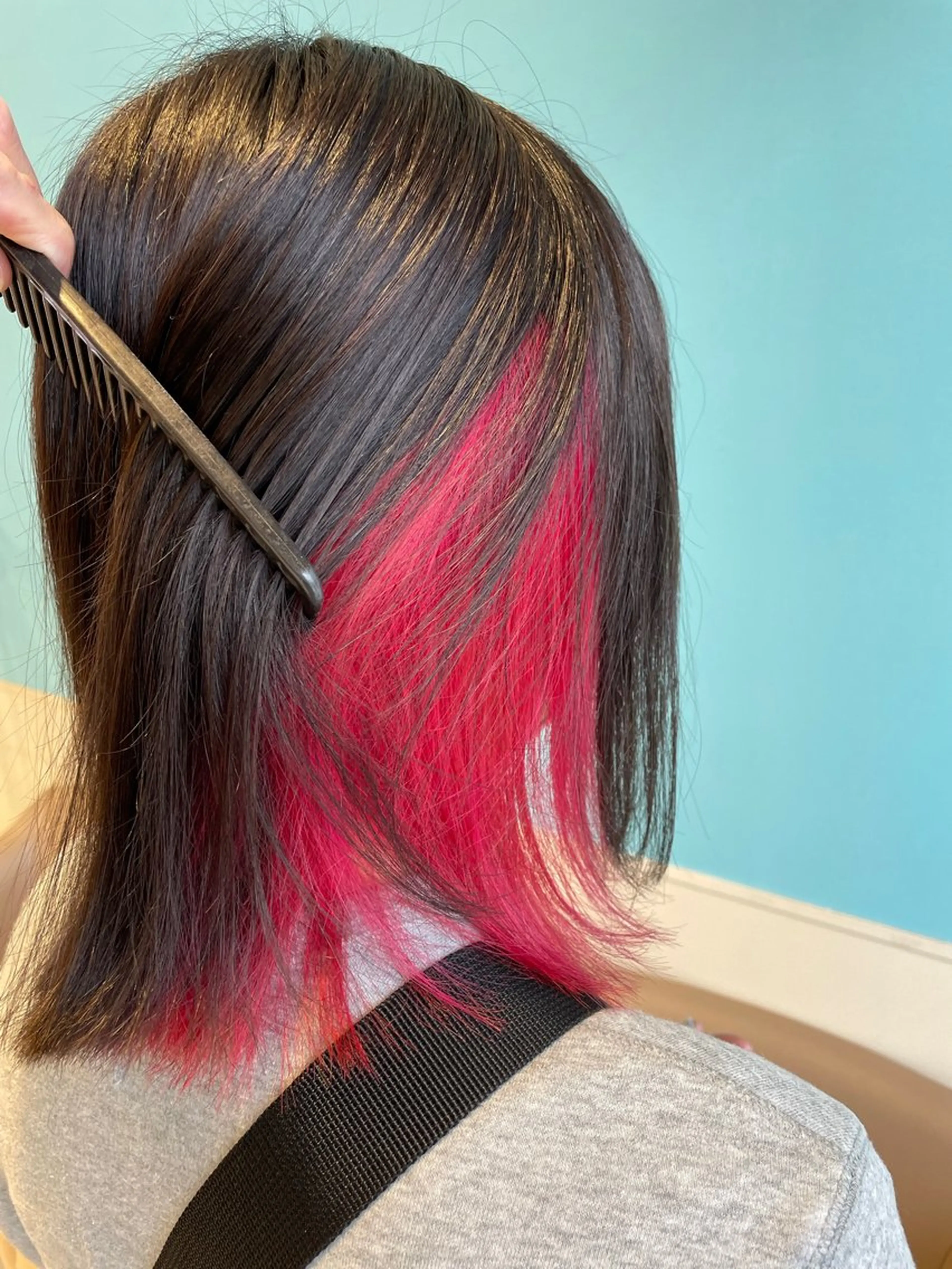 ミディアム カット ヘアカラー トリートメント 日置 大智のヘアスタイル