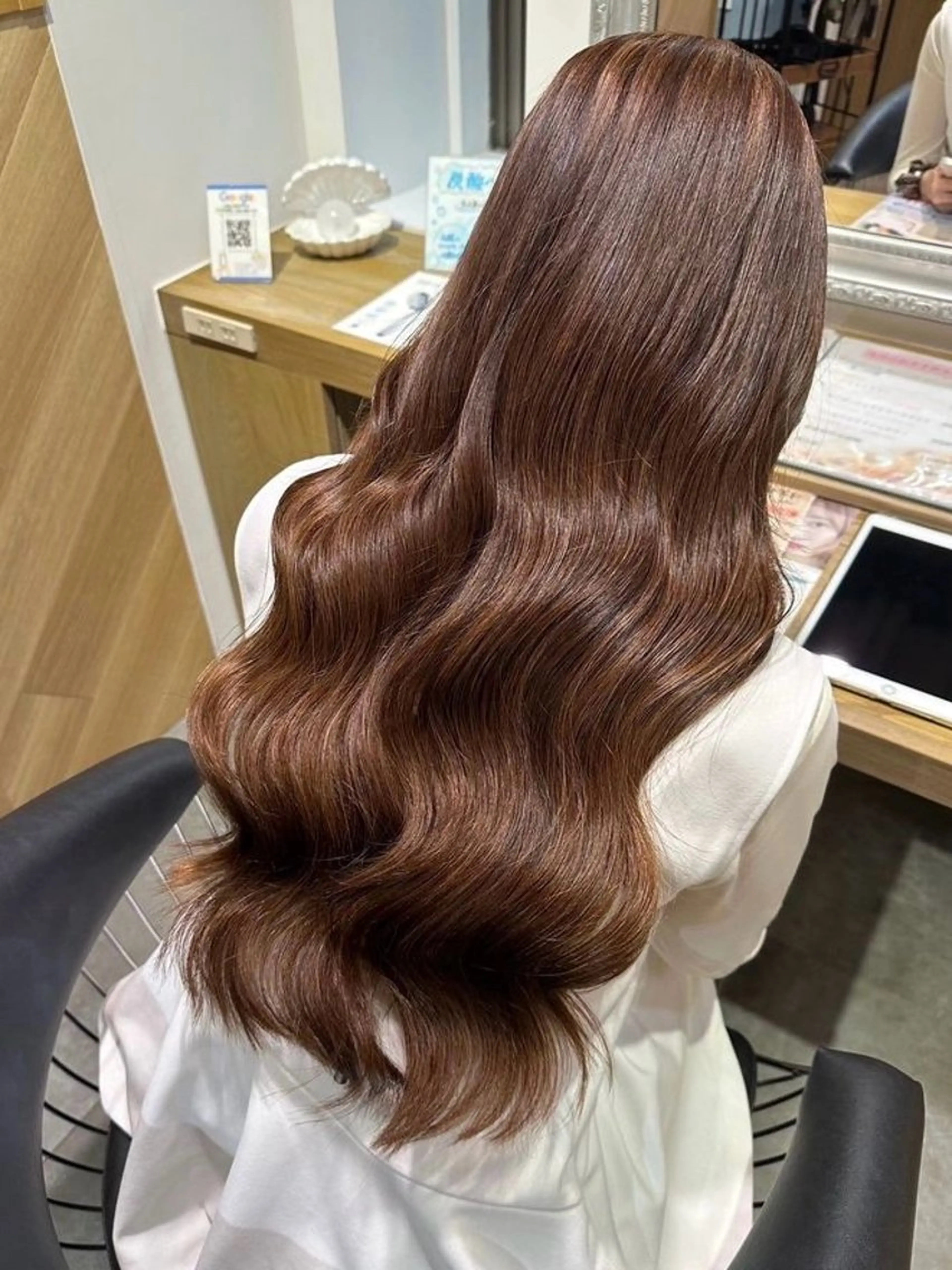 ロング カラー 地毛風カラー/ 吉田菜々子のヘアスタイル