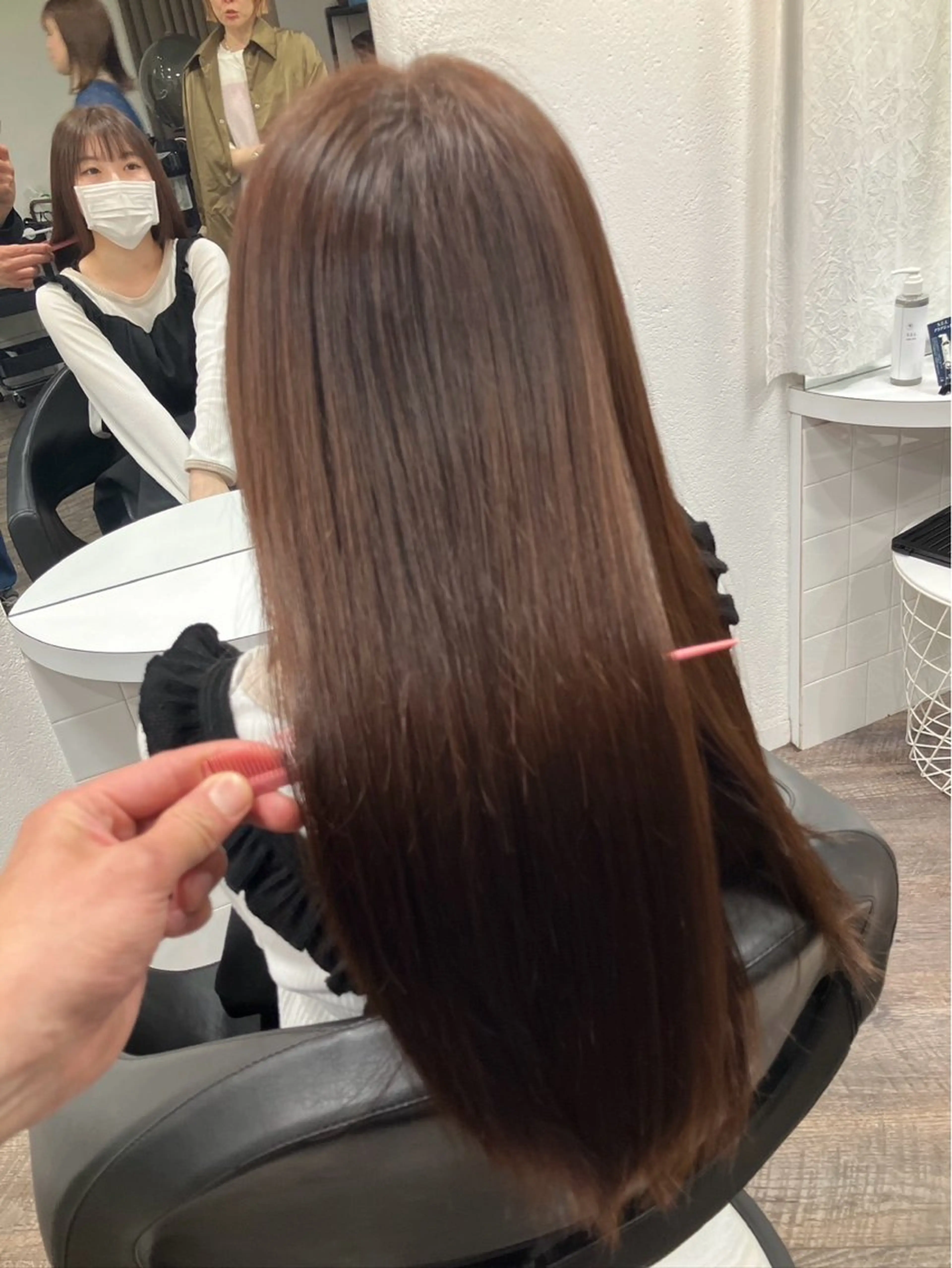 ロング 中野 裕希のヘアスタイル