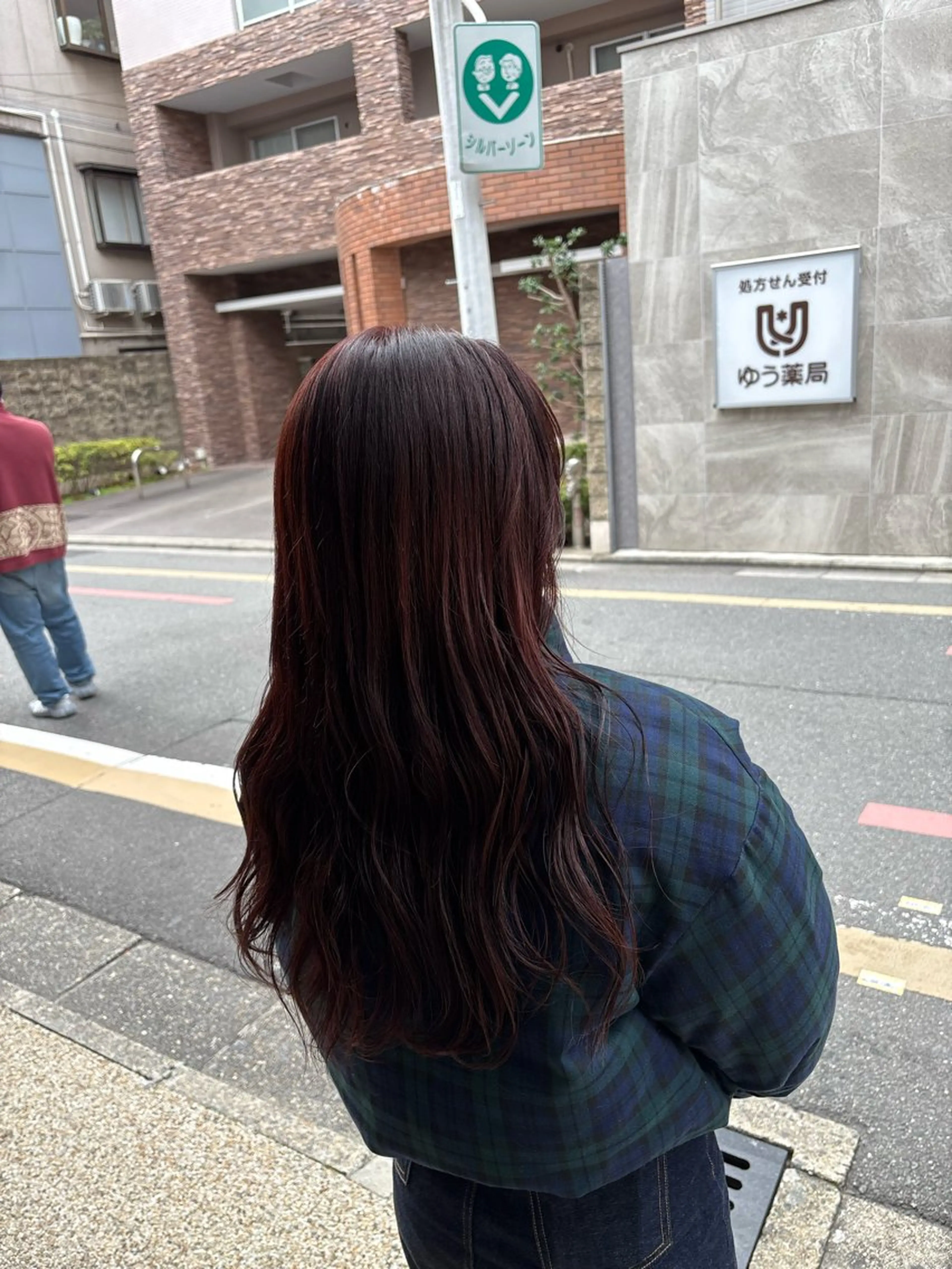 ロング カット ヘアカラー トリートメント 北尾 斗唯のヘアスタイル