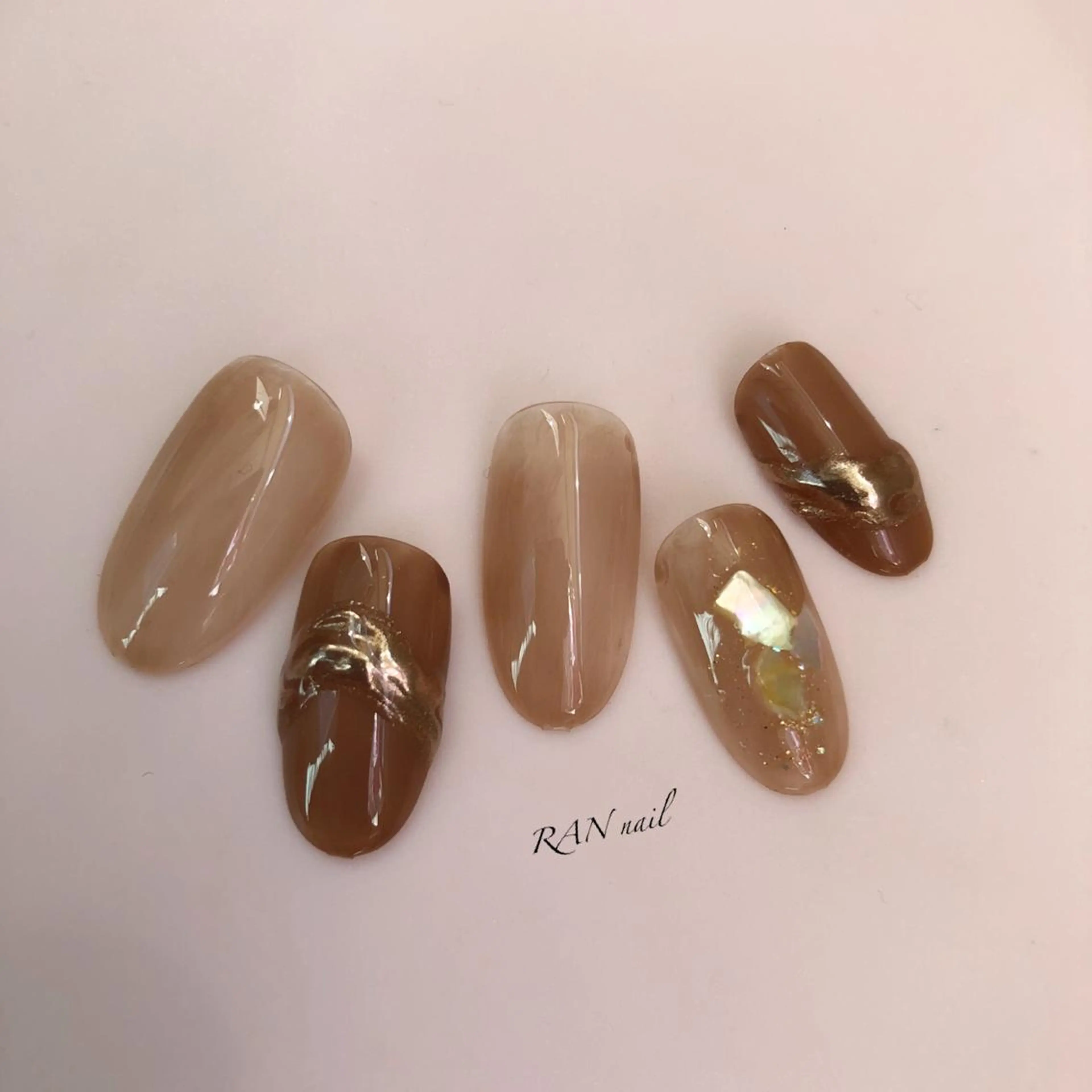 ネイル ニュアンスネイル オフィスネイル ワンカラーネイル ハンドネイル フットネイル RAN nailのネイルデザイン