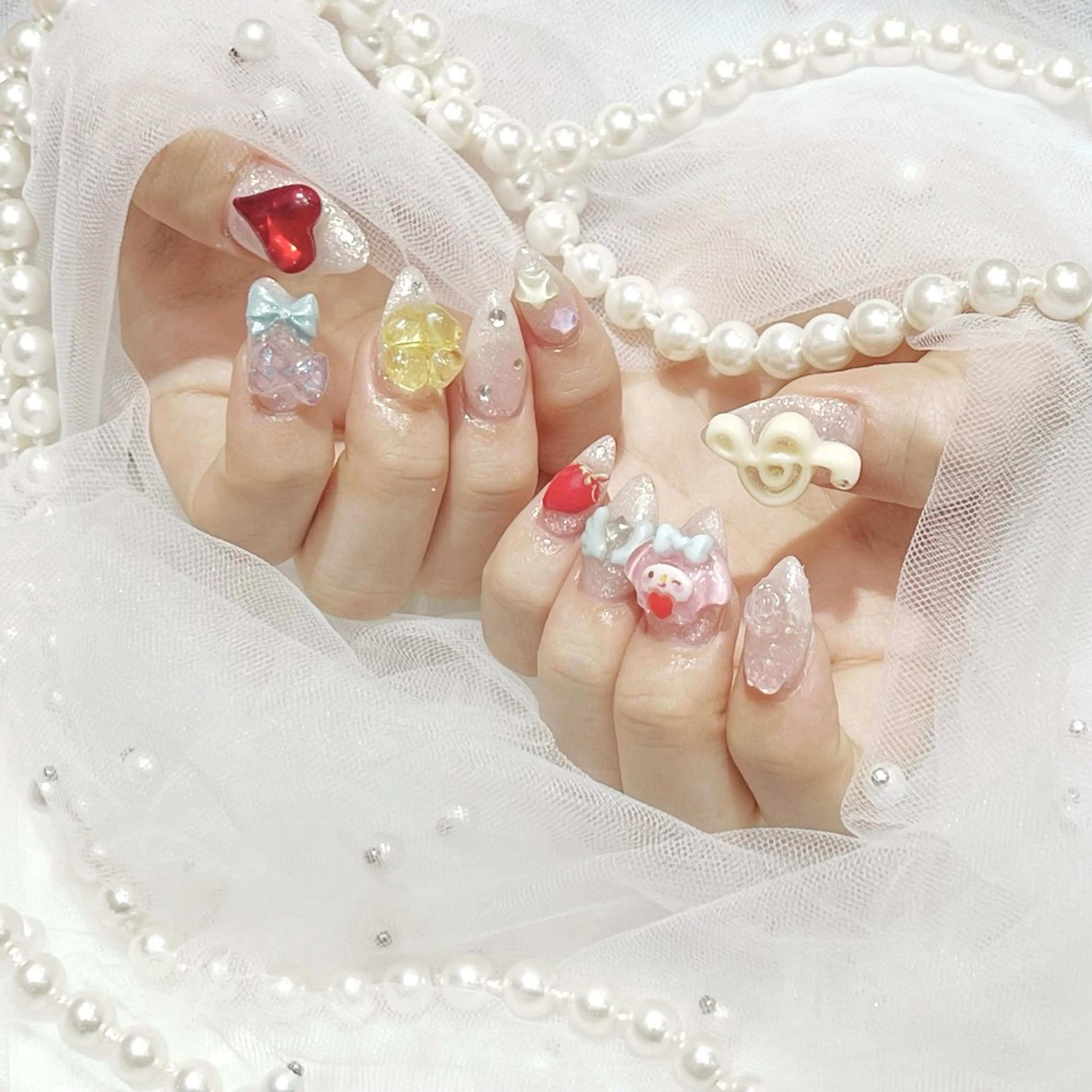 【HAND】オフ込み🎀アート10本付け放題の写真