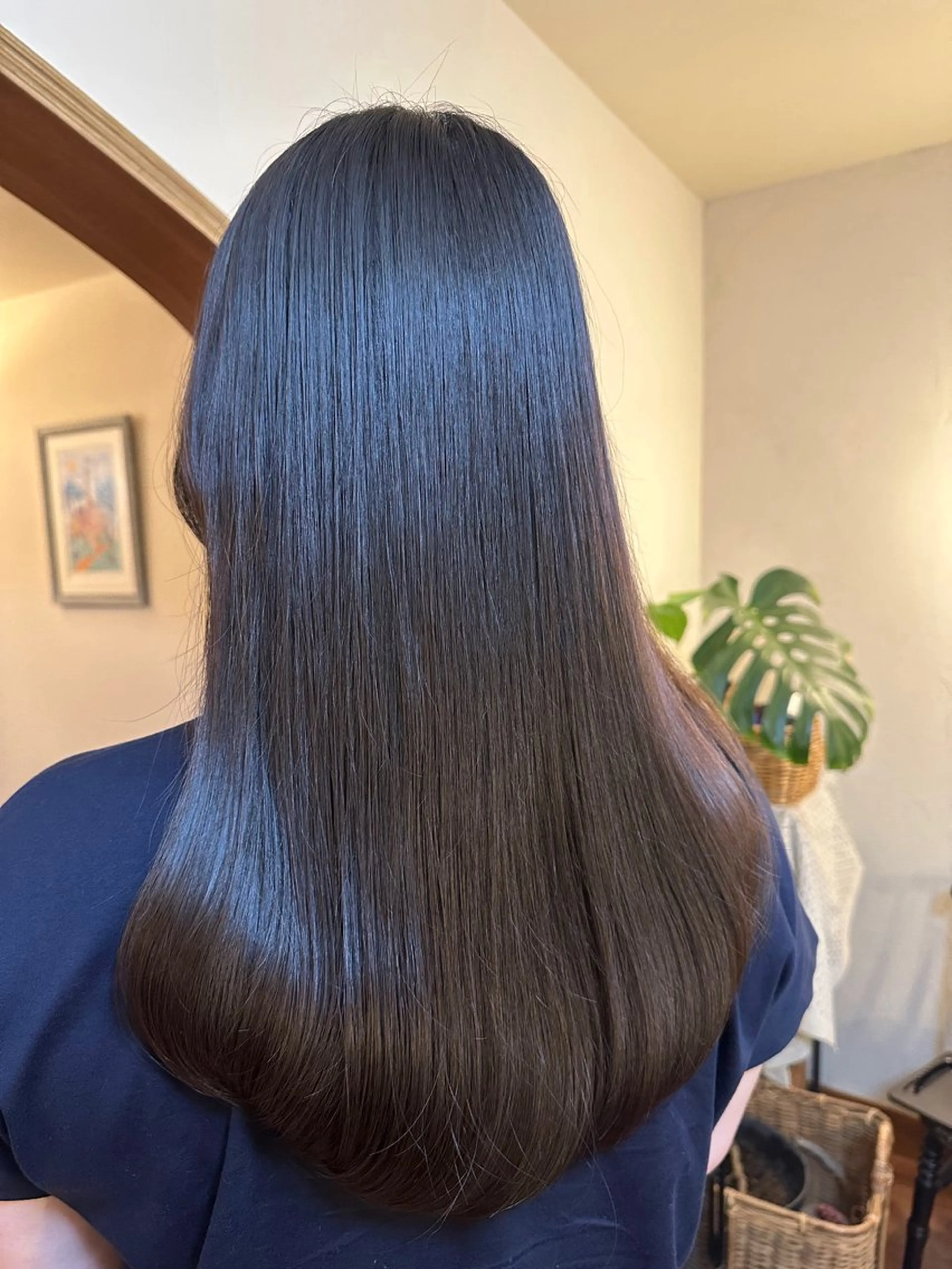 ロング カット 縮毛矯正 Stella BOUTIQUE所属・かつやま めいのヘアスタイル