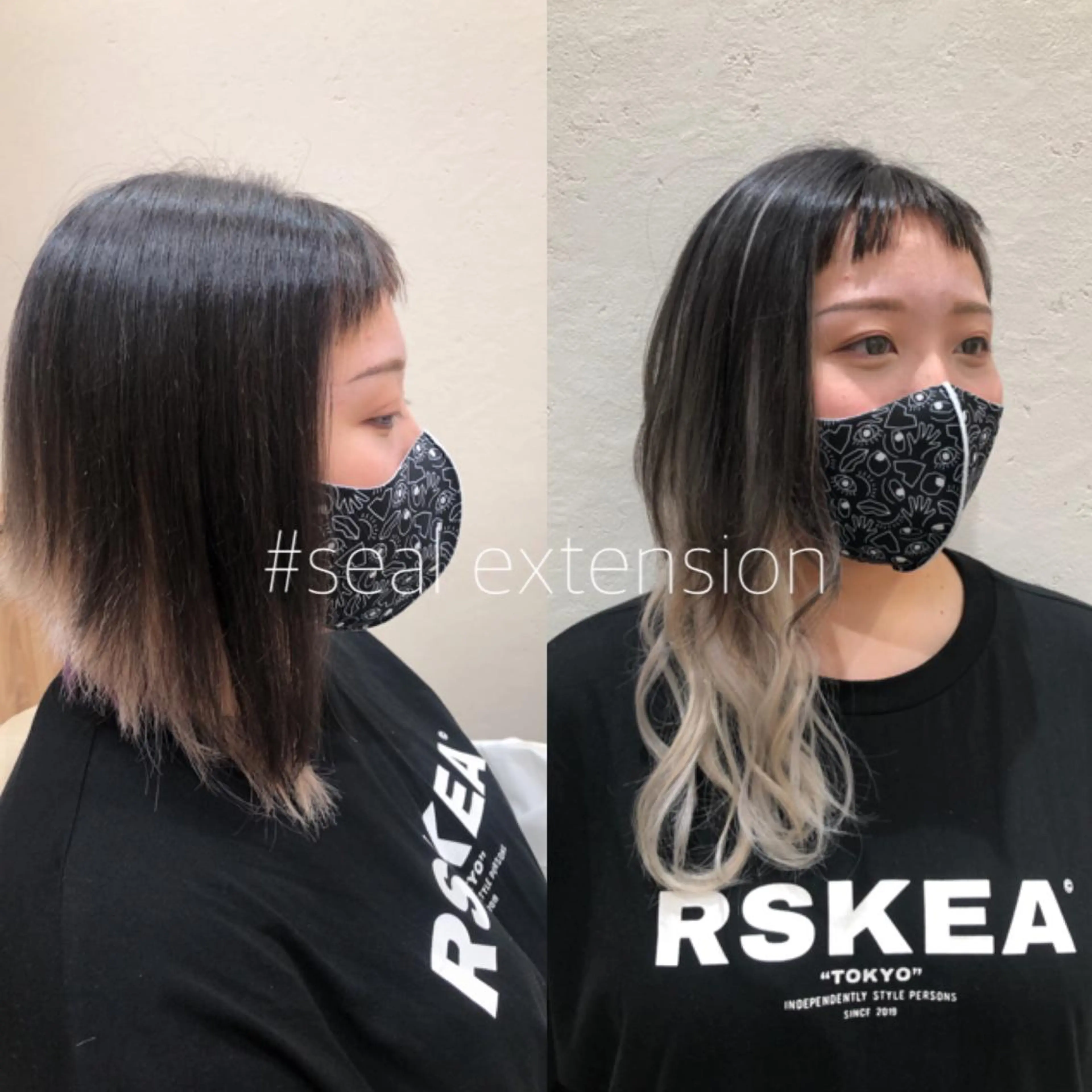 ロング シールエクステ エクステ 🩵ANELA東口 齋藤琴音💚のマツエク・マツパデザイン