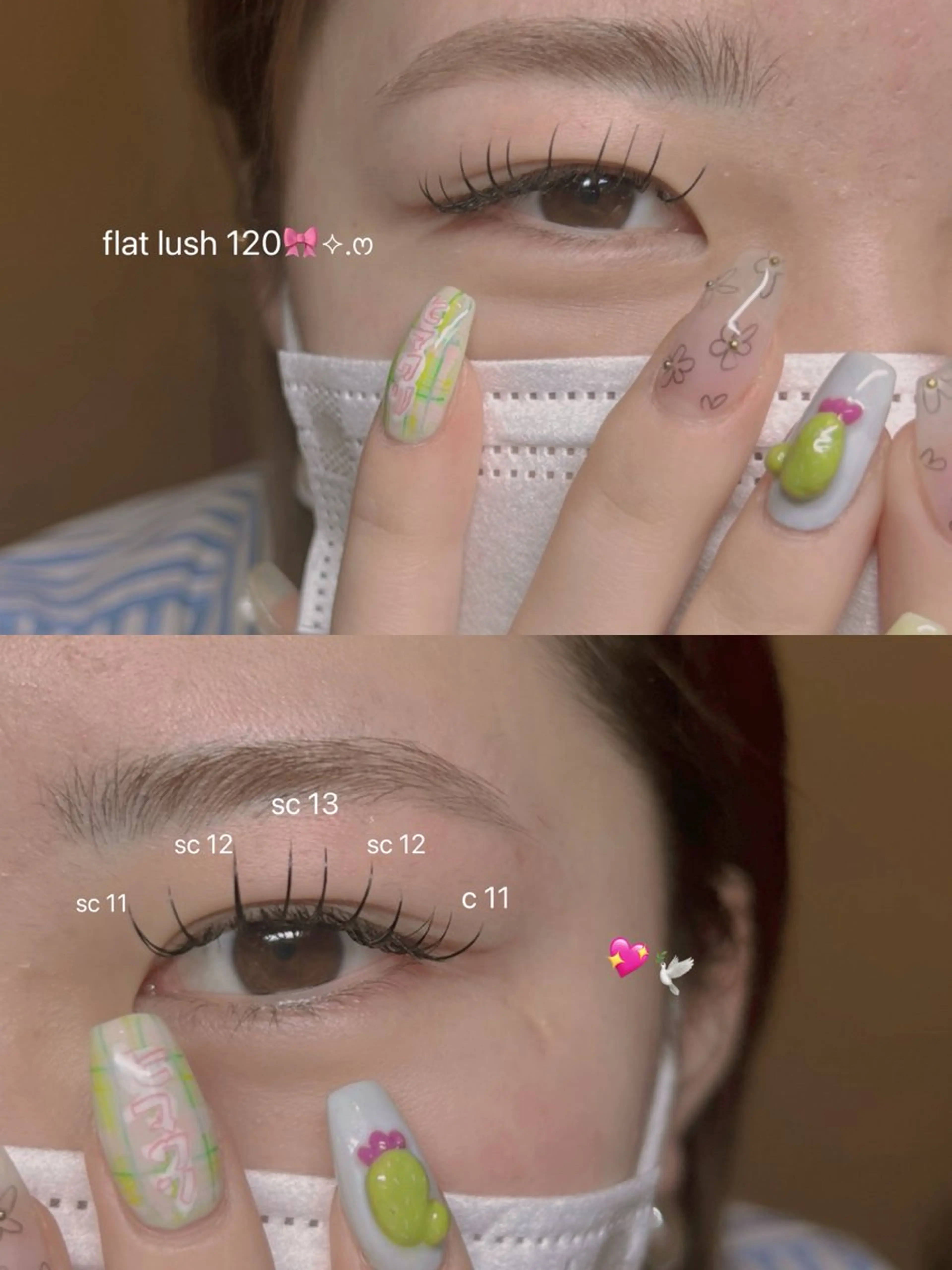 マツエク・マツパ マツエク Y.mako‪∗*ﾟ angelicaのマツエク・マツパデザイン